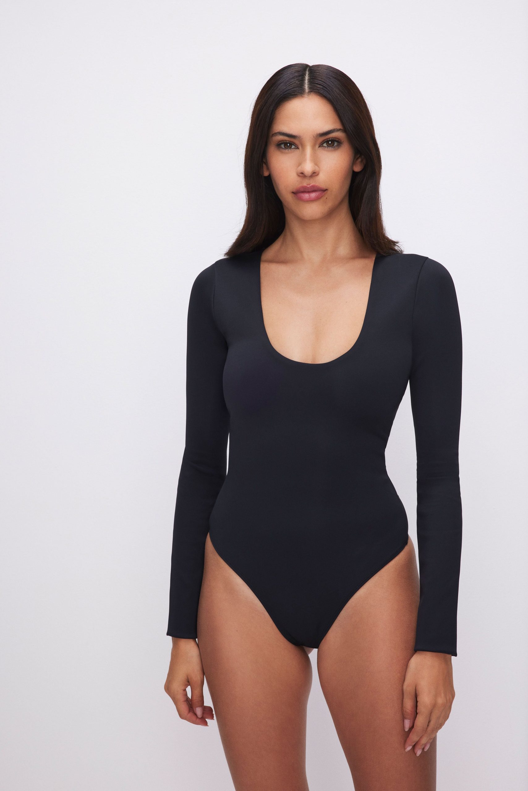 SCULPTING SCOOP NECK BODYSUIT | BLACK001 - Image 3