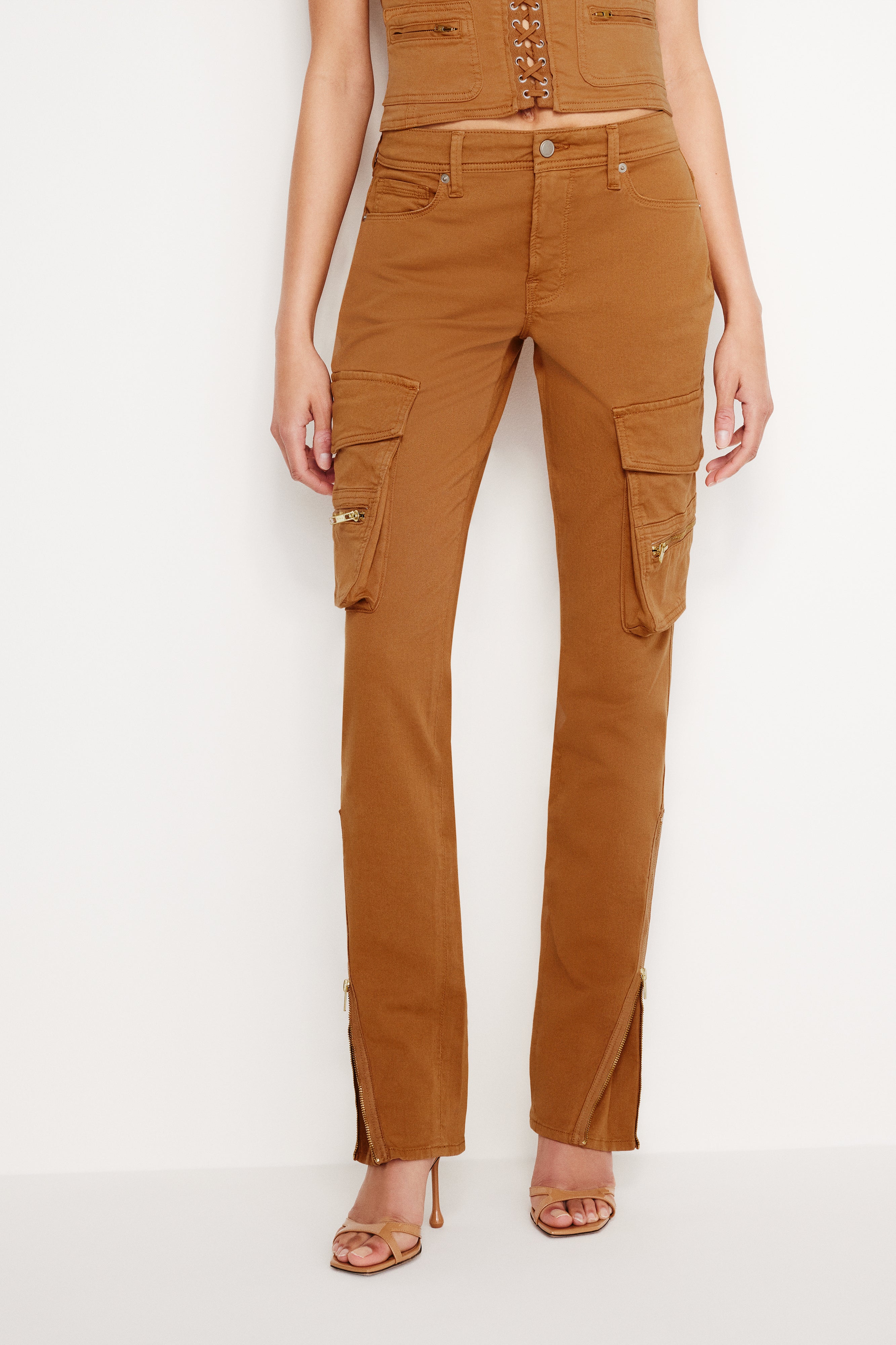 TWILL SKINNY CARGO PANTS | CANYON003 - Image 4