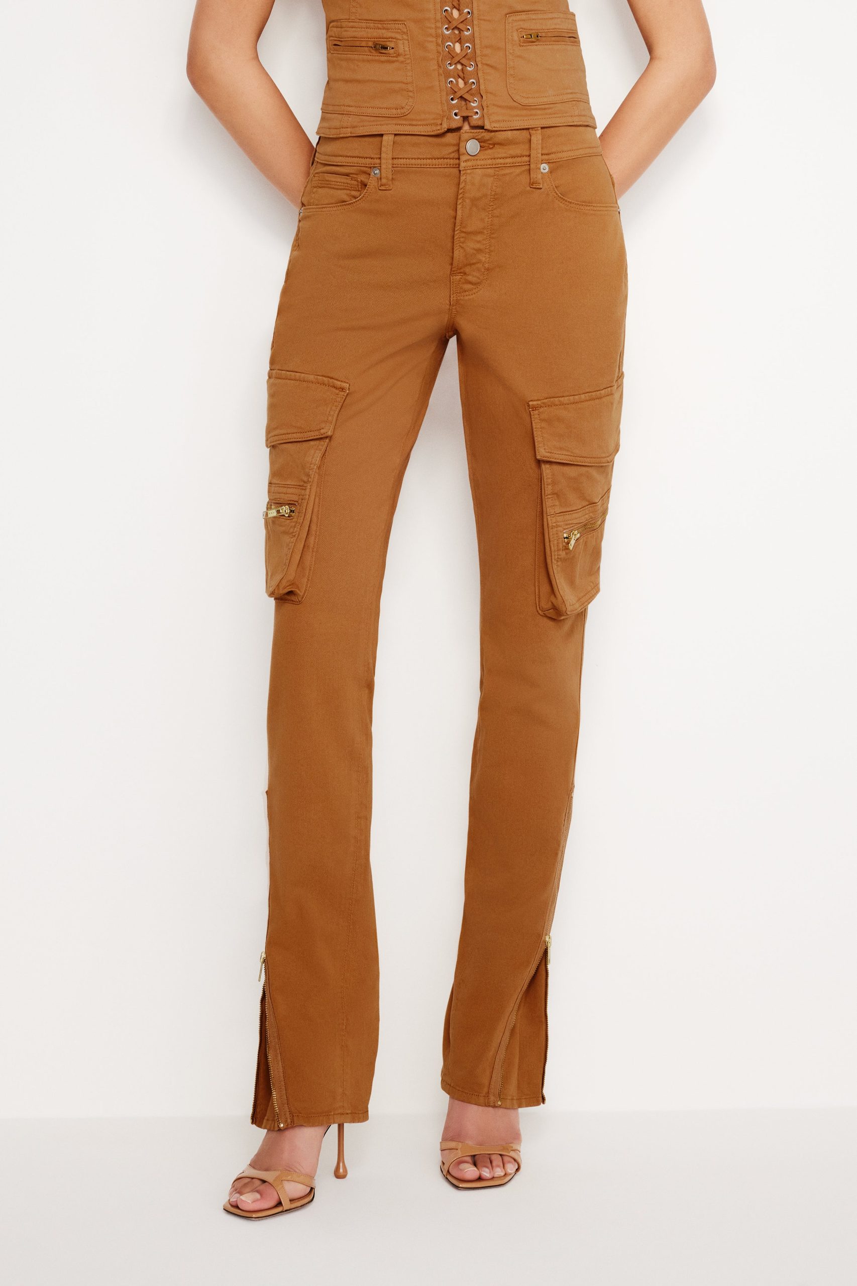 TWILL SKINNY CARGO PANTS | CANYON003 - Image 5