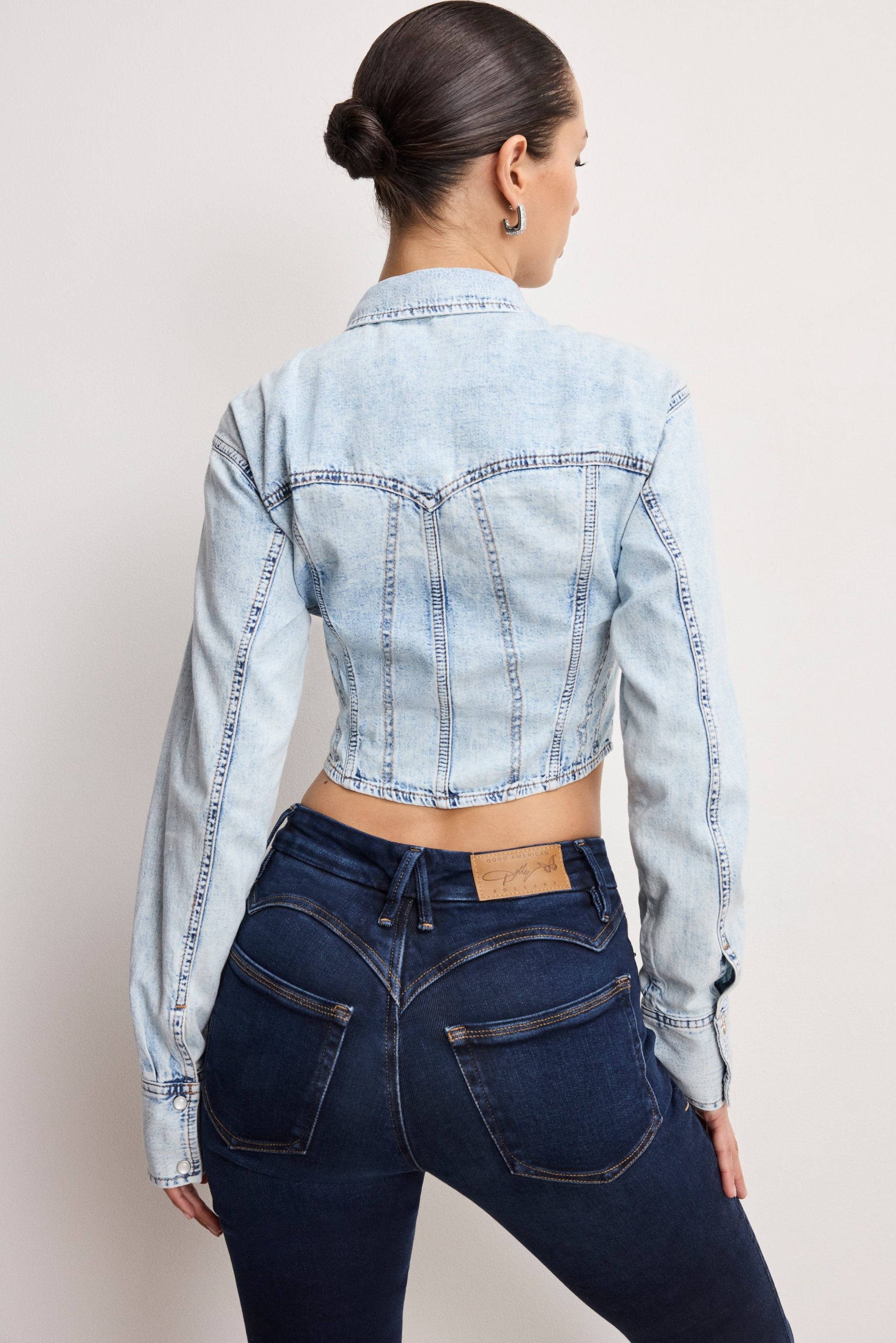 DOLLY DENIM CORSET SHIRT | INDIGO1021 - Image 6