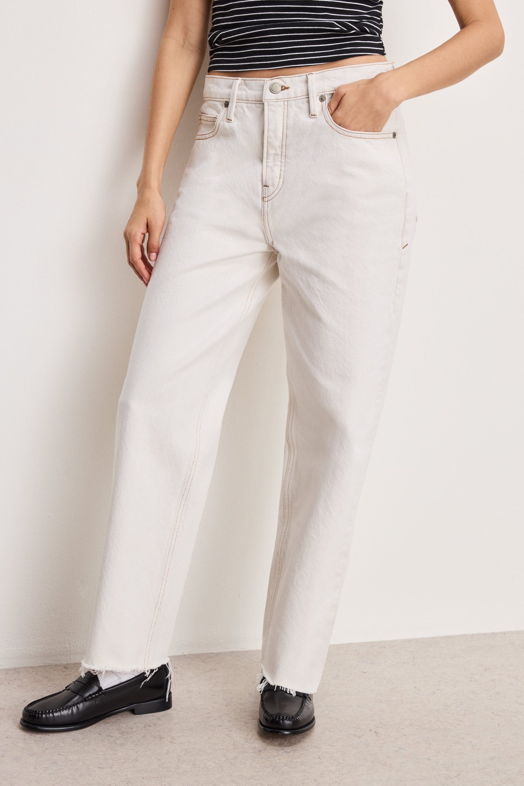 GOOD RELAXED STRAIGHT JEANS | PEARL001 - Image 2