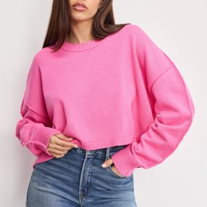 COZY KNIT CREW NECK | BOUQUET001