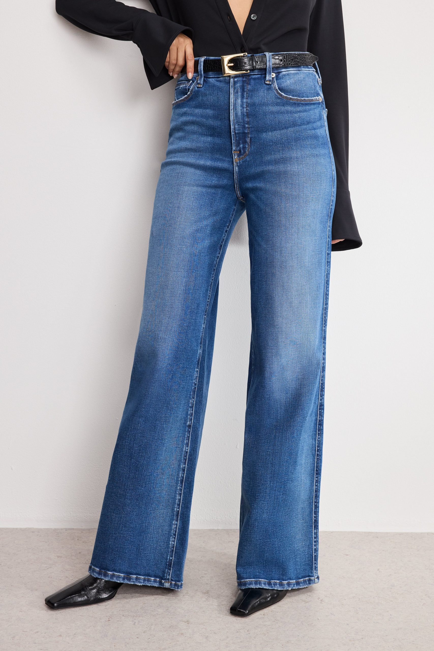 SOFT TECH GOOD SKATE WIDE LEG JEANS | INDIGO891 - Image 2