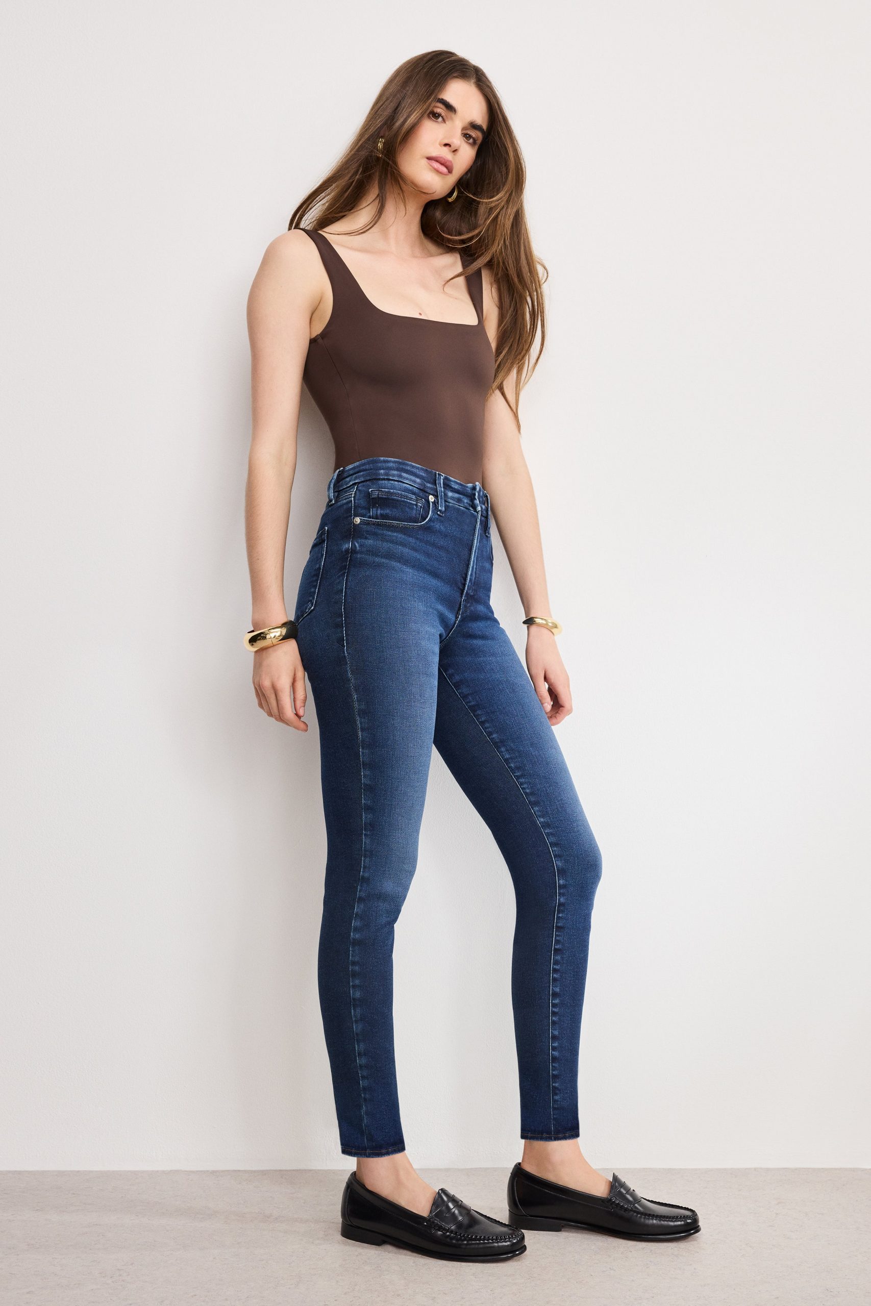 SOFT TECH GOOD LEGS SKINNY JEANS | INDIGO1068 - Image 2