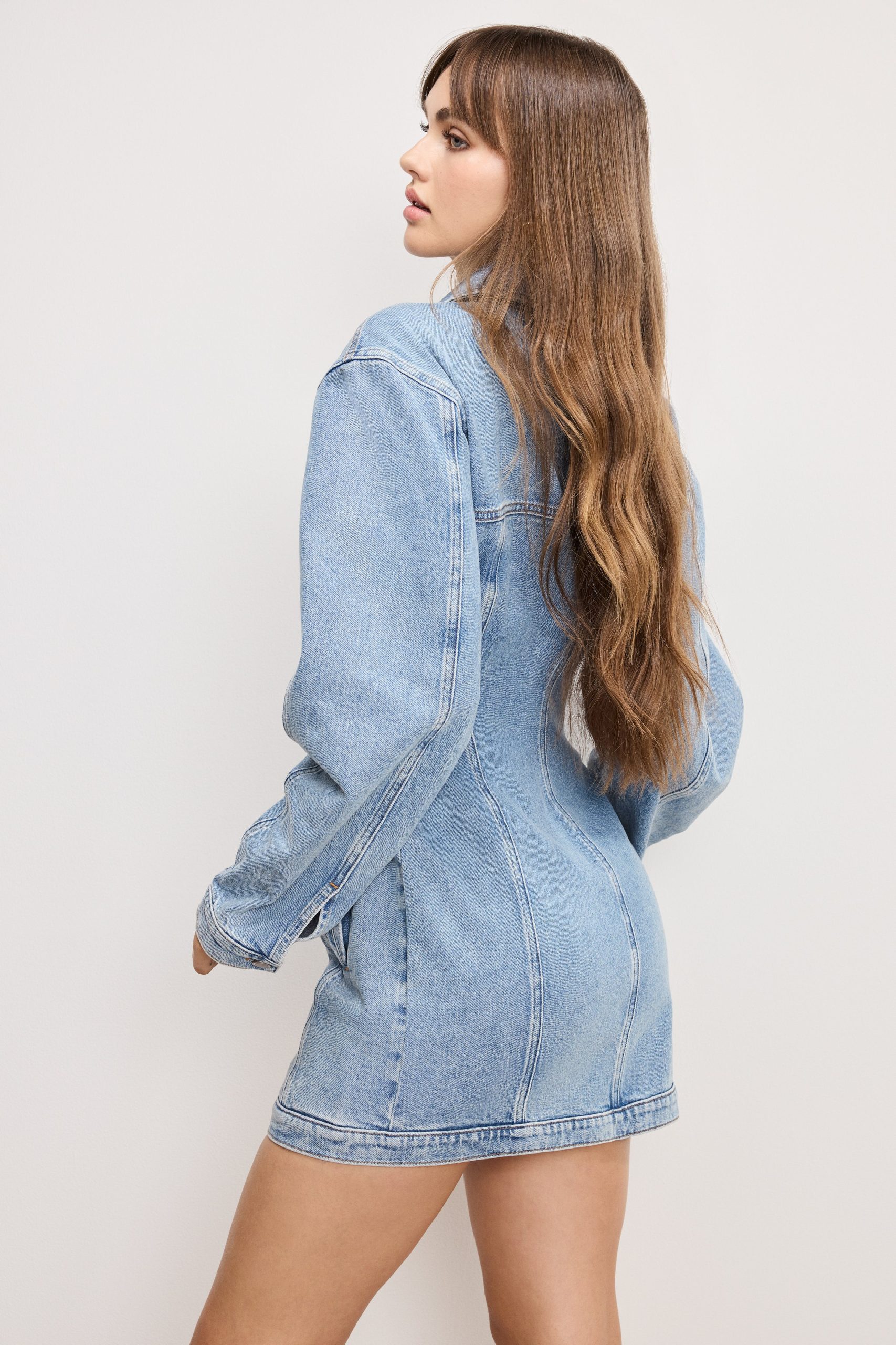 BARREL LONG SLEEVE MINI DRESS | INDIGO911 - Image 5