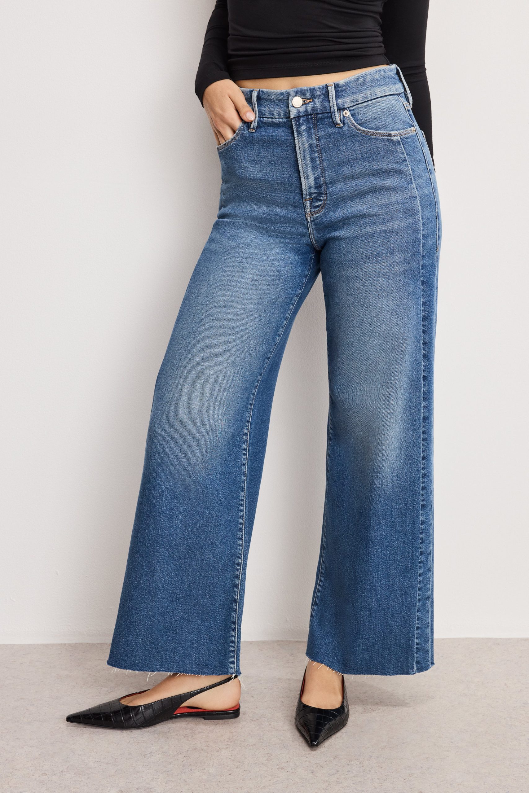 GOOD SKATE CROPPED WIDE JEANS | INDIGO1005 - Image 4