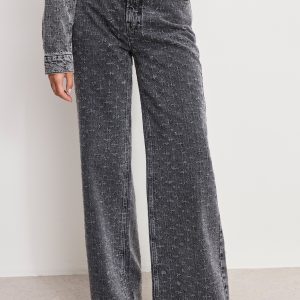 DOLLY JOLEANS CRYSTAL RELAXED JEANS  | BLACK415