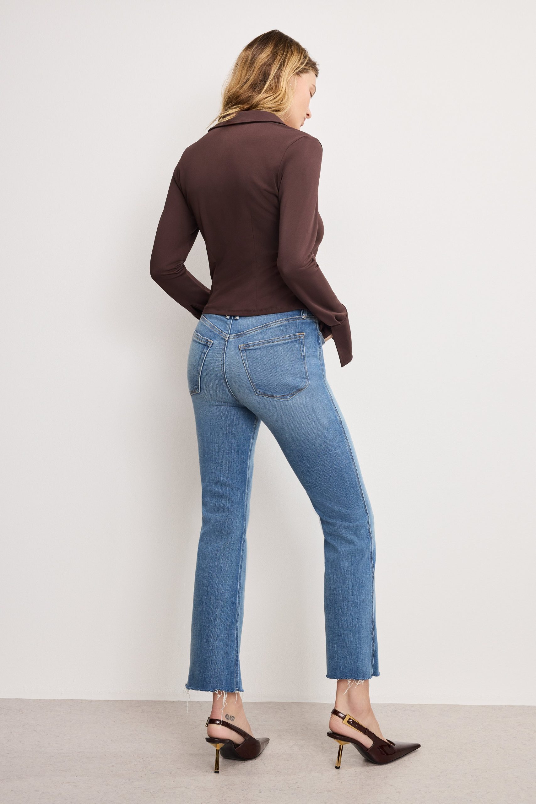 SOFT TECH GOOD KICK FLARE JEANS | INDIGO1026 - Image 5