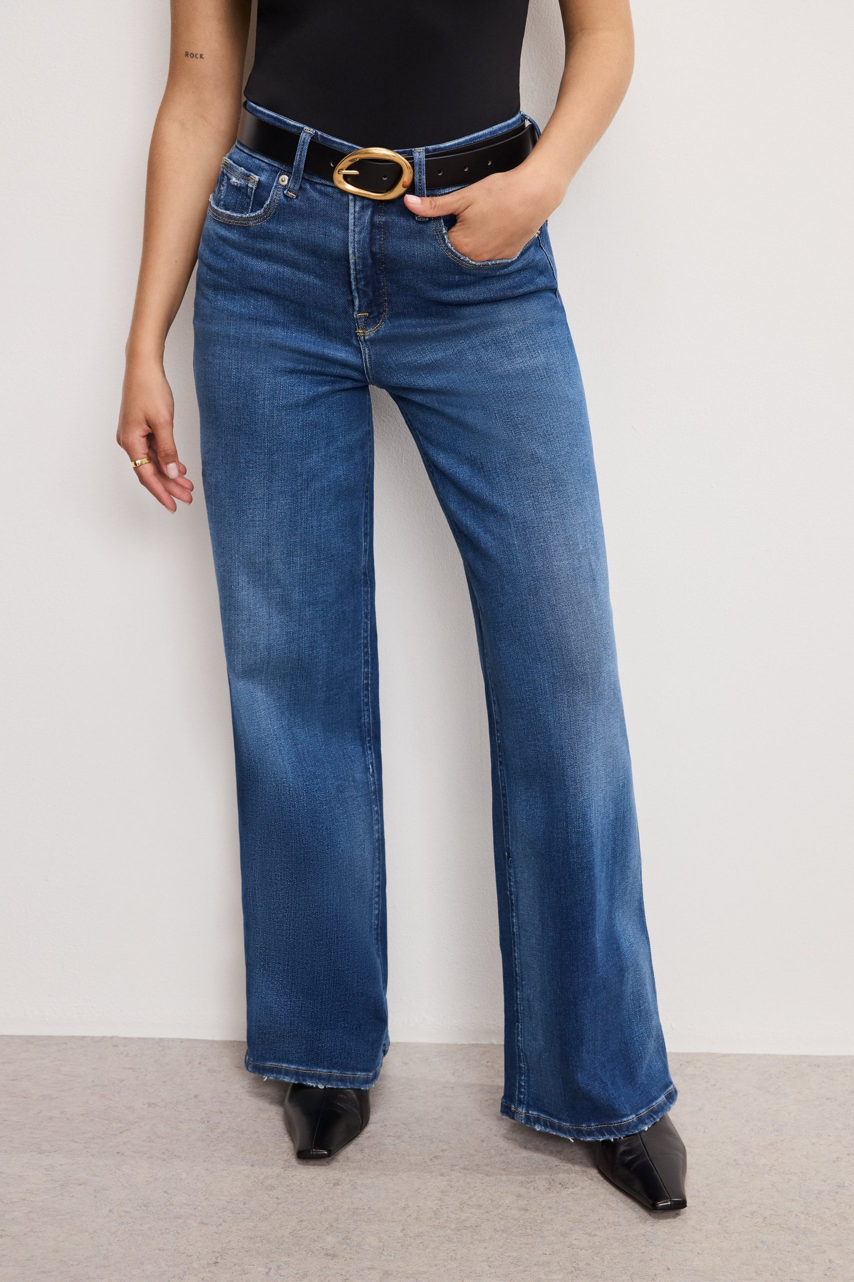 SOFT TECH GOOD PETITE SKATE WIDE JEANS | INDIGO891 - Image 2