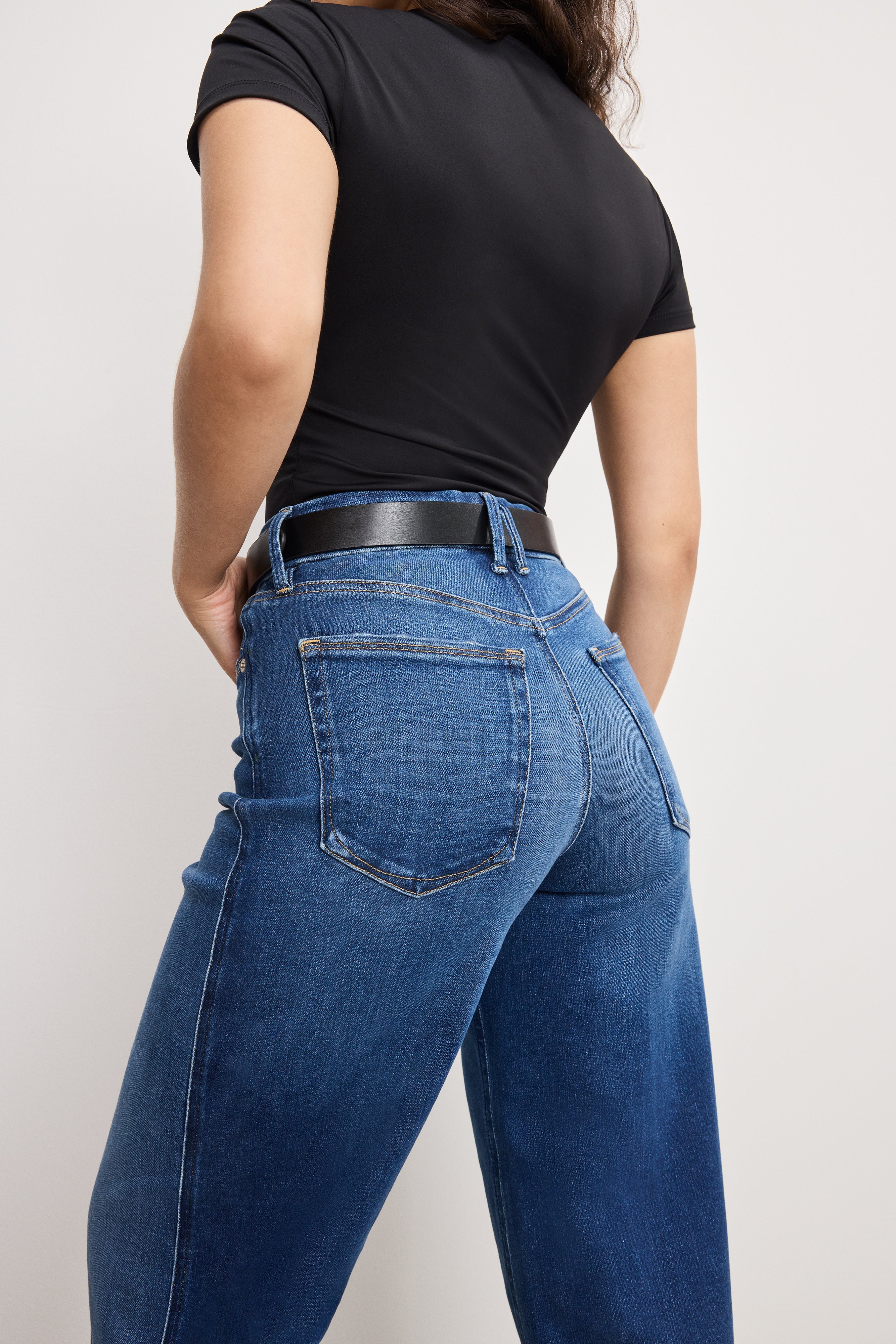 SOFT TECH GOOD PETITE SKATE WIDE JEANS | INDIGO891 - Image 5