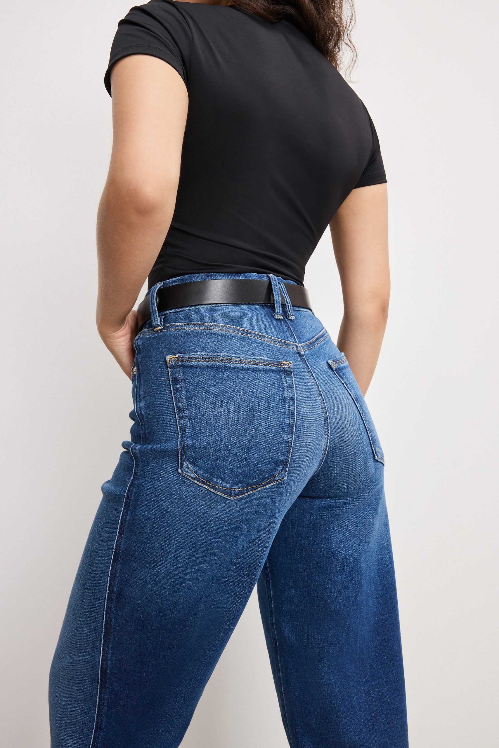 SOFT TECH GOOD PETITE SKATE WIDE JEANS | INDIGO891 - Image 5