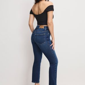 DOLLY JOLEANS PETITE STRAIGHT JEANS | INDIGO1080