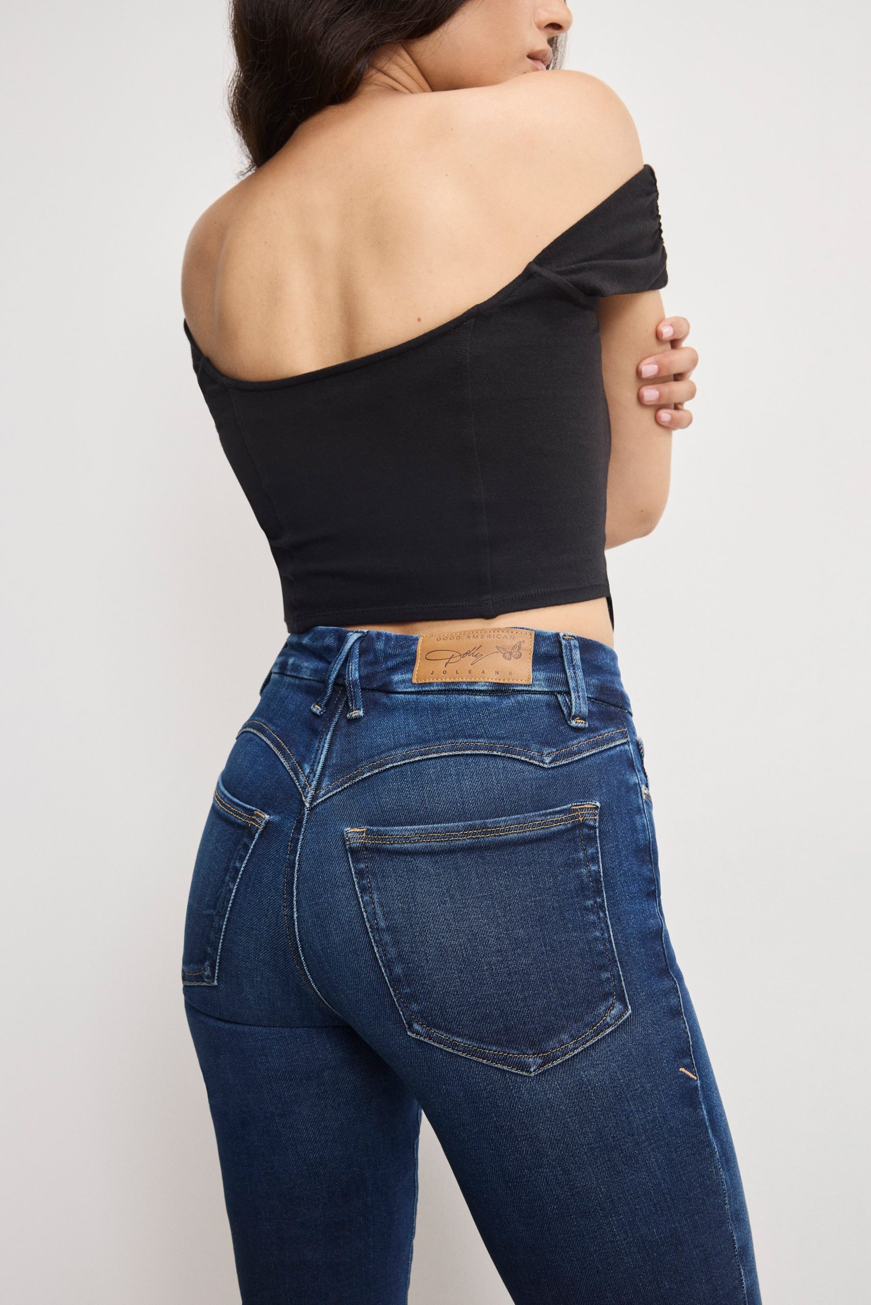 DOLLY JOLEANS PETITE STRAIGHT JEANS | INDIGO1080 - Image 4