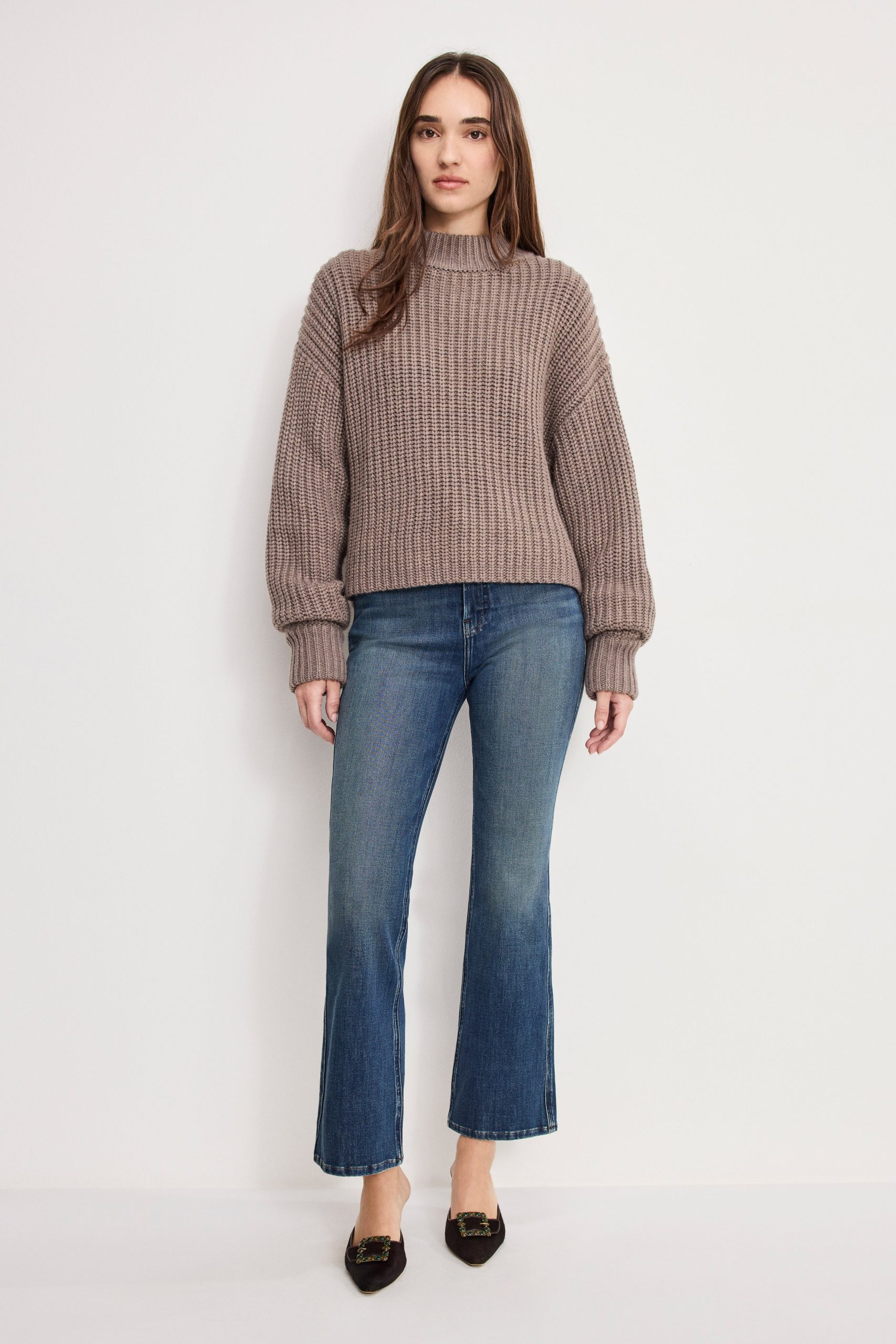 GOOD STANDARD KICK FLARE JEANS | INDIGO1147