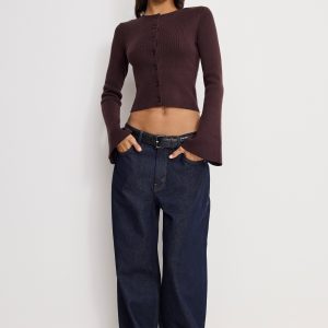 BELL SLEEVE KNIT CARDIGAN | BARK003