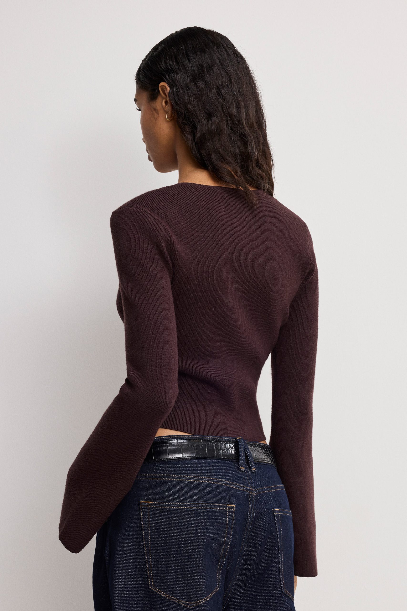 BELL SLEEVE KNIT CARDIGAN | BARK003 - Image 3