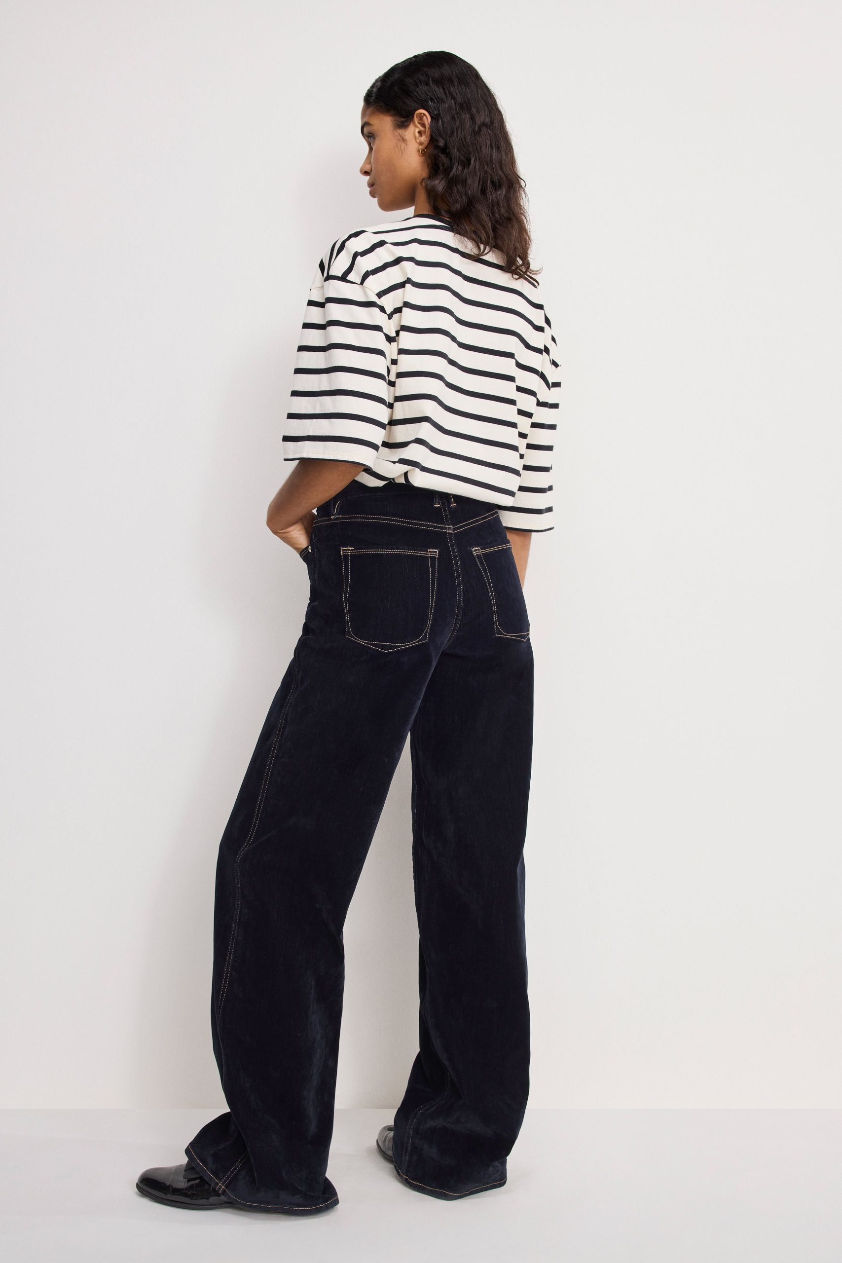 GOOD SKATE FLOCKED DENIM JEANS | INDIGO939 - Image 3