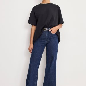 GOOD WAIST PALAZZO JEANS | INDIGO985