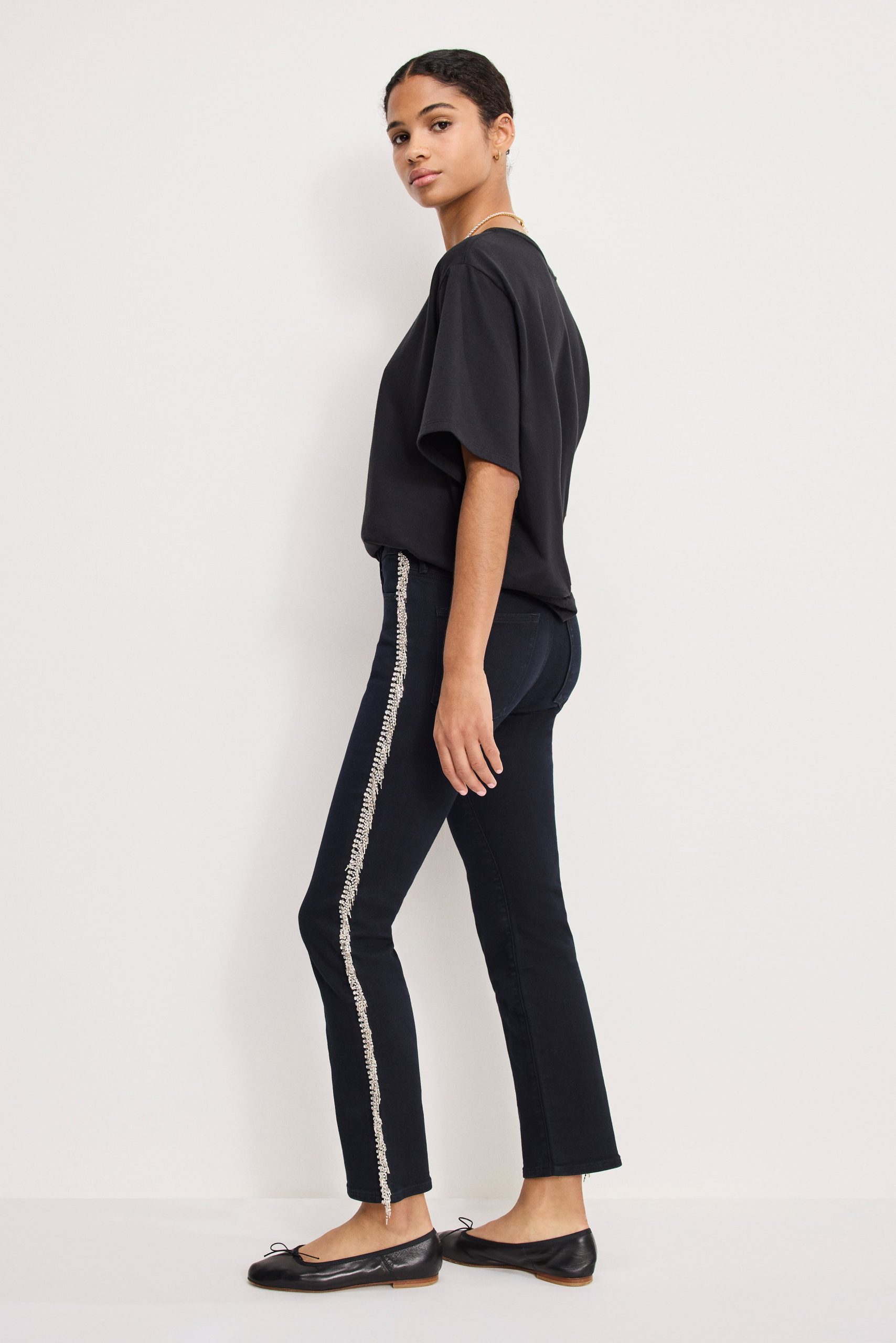 GOOD LEGS STRAIGHT DIAMOND JEANS | BLACK411 - Image 2