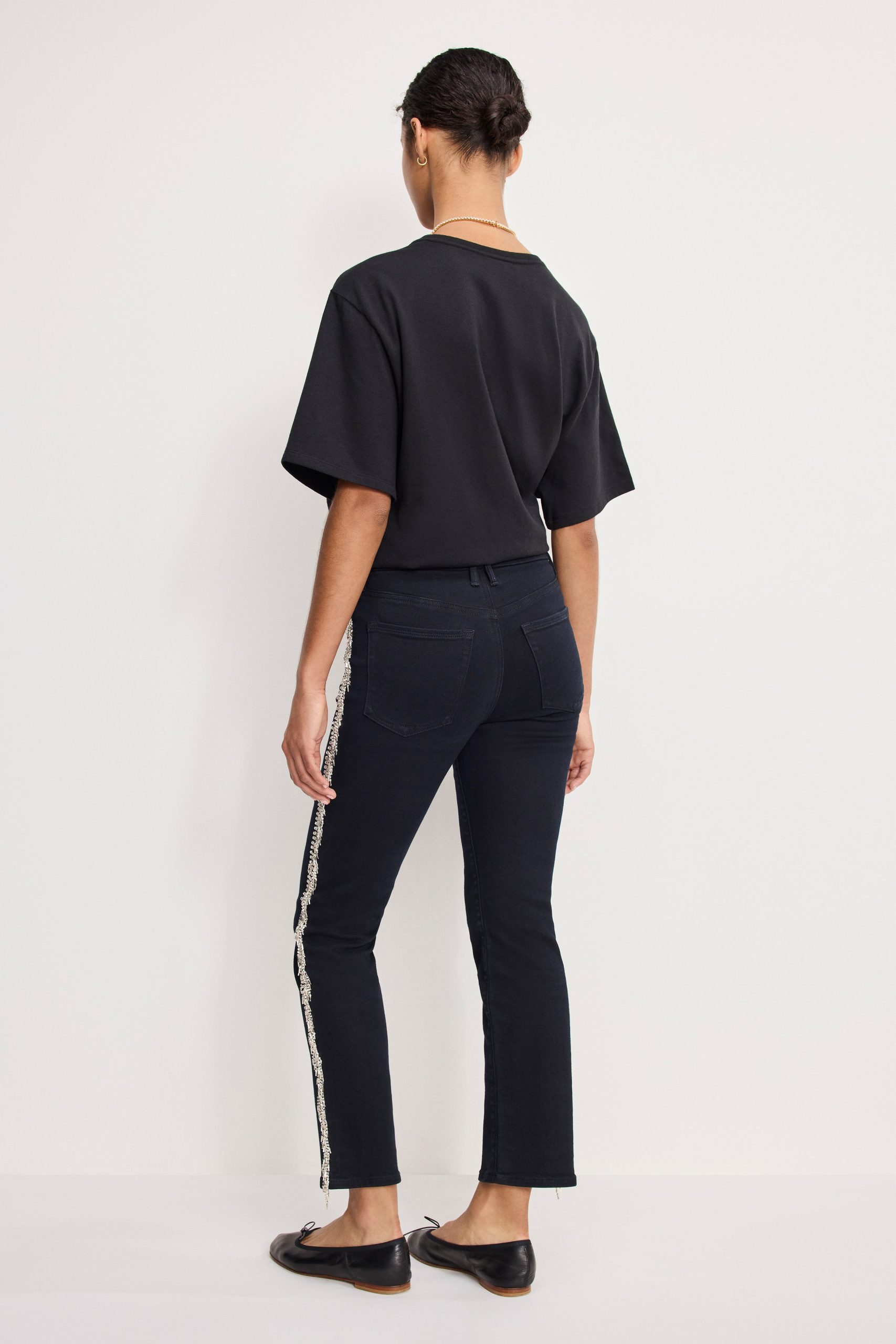 GOOD LEGS STRAIGHT DIAMOND JEANS | BLACK411 - Image 3