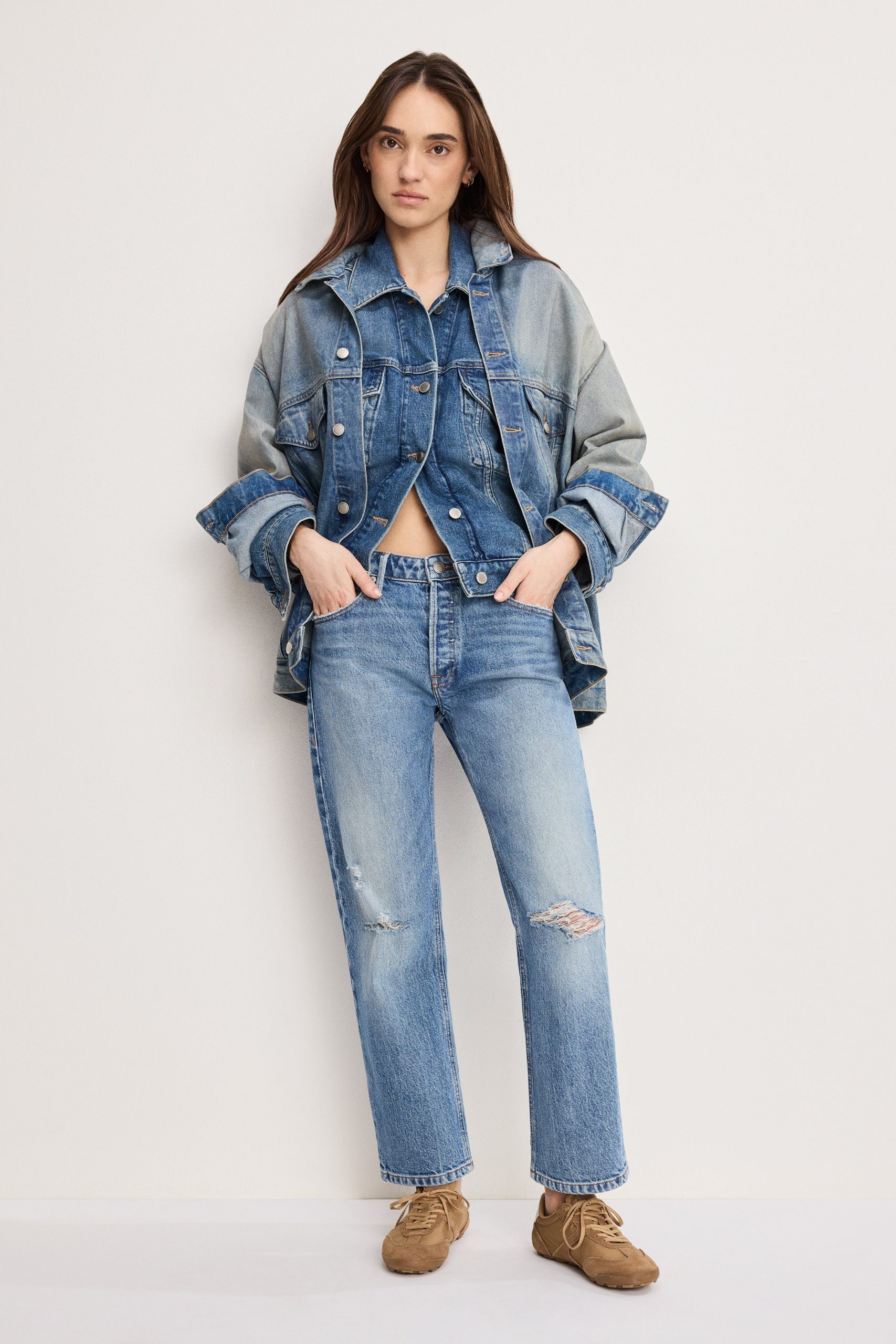 VINTAGE STRAIGHT ANKLE JEANS | INDIGO1221