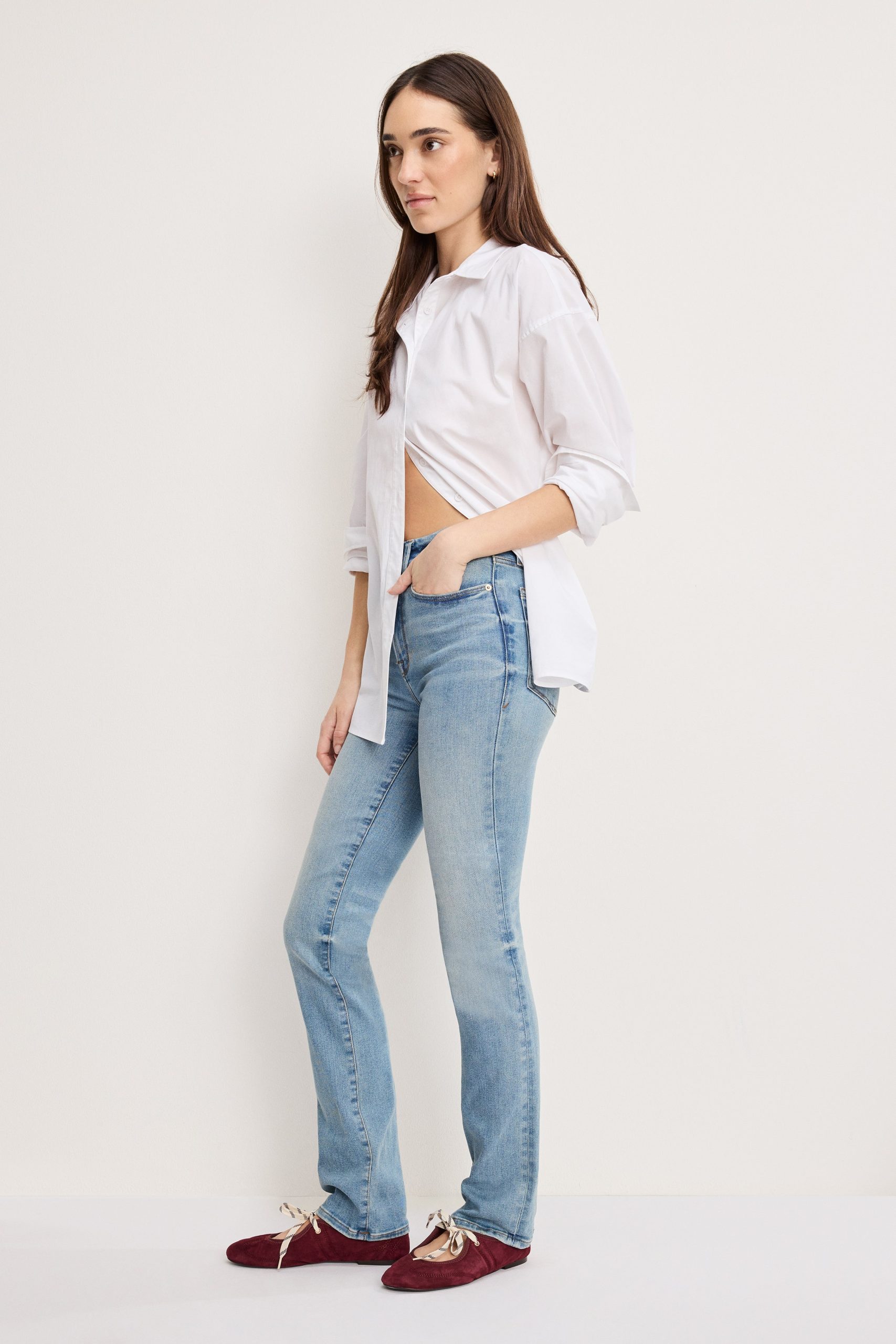GOOD LEGS STRAIGHT JEANS LONG | INDIGO834 - Image 4