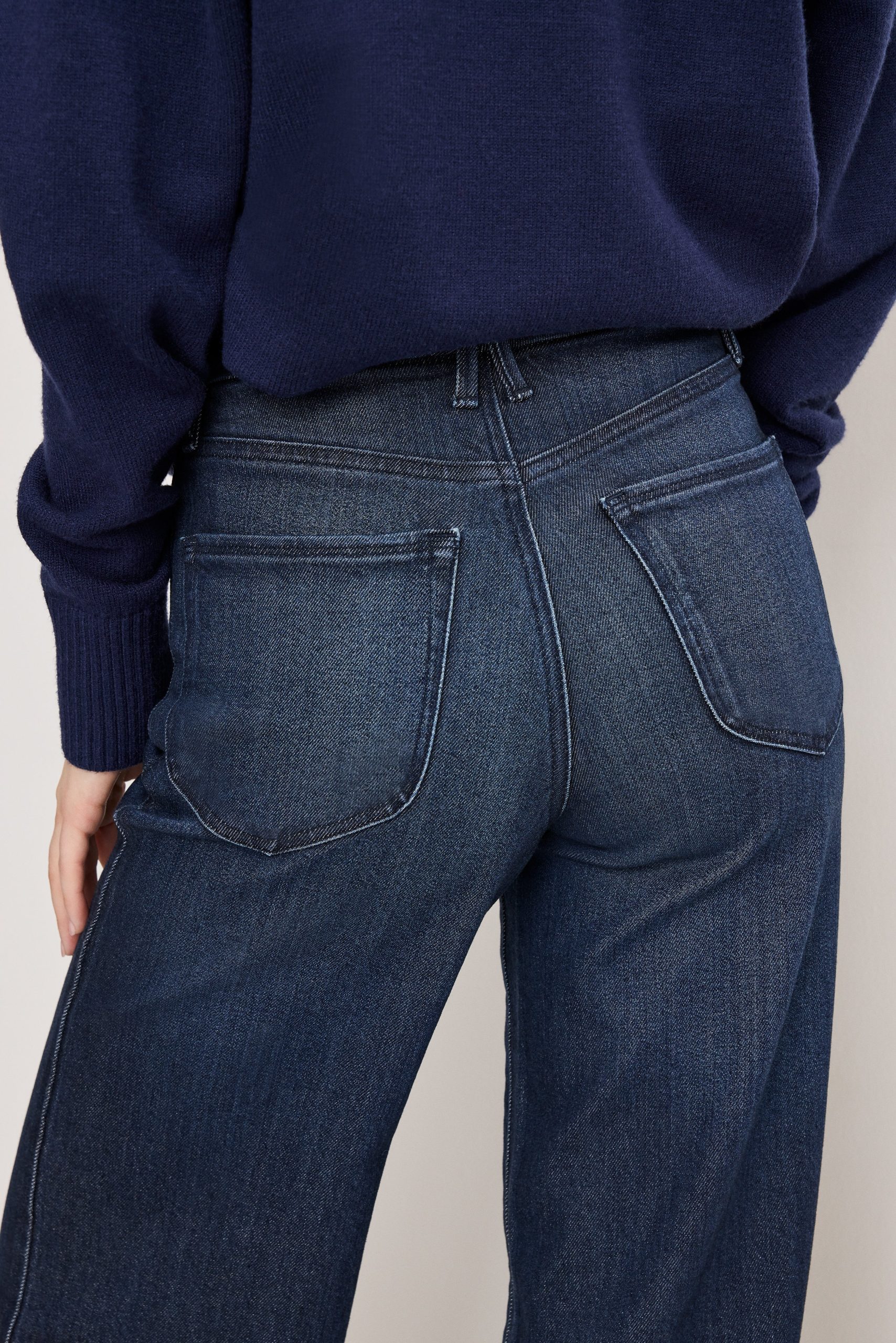 SOFT TECH GOOD WAIST PALAZZO JEANS | INDIGO501 - Image 6