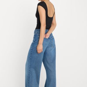 SUPER STRETCH OPEN BACK BODY SUIT | BLACK001