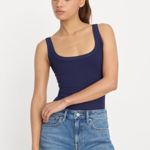 MODAL RIB TANK BODYSUIT | HORIZON INK