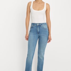 SOFT TECH GOOD LEGS STRAIGHT JEANS | INDIGO1209