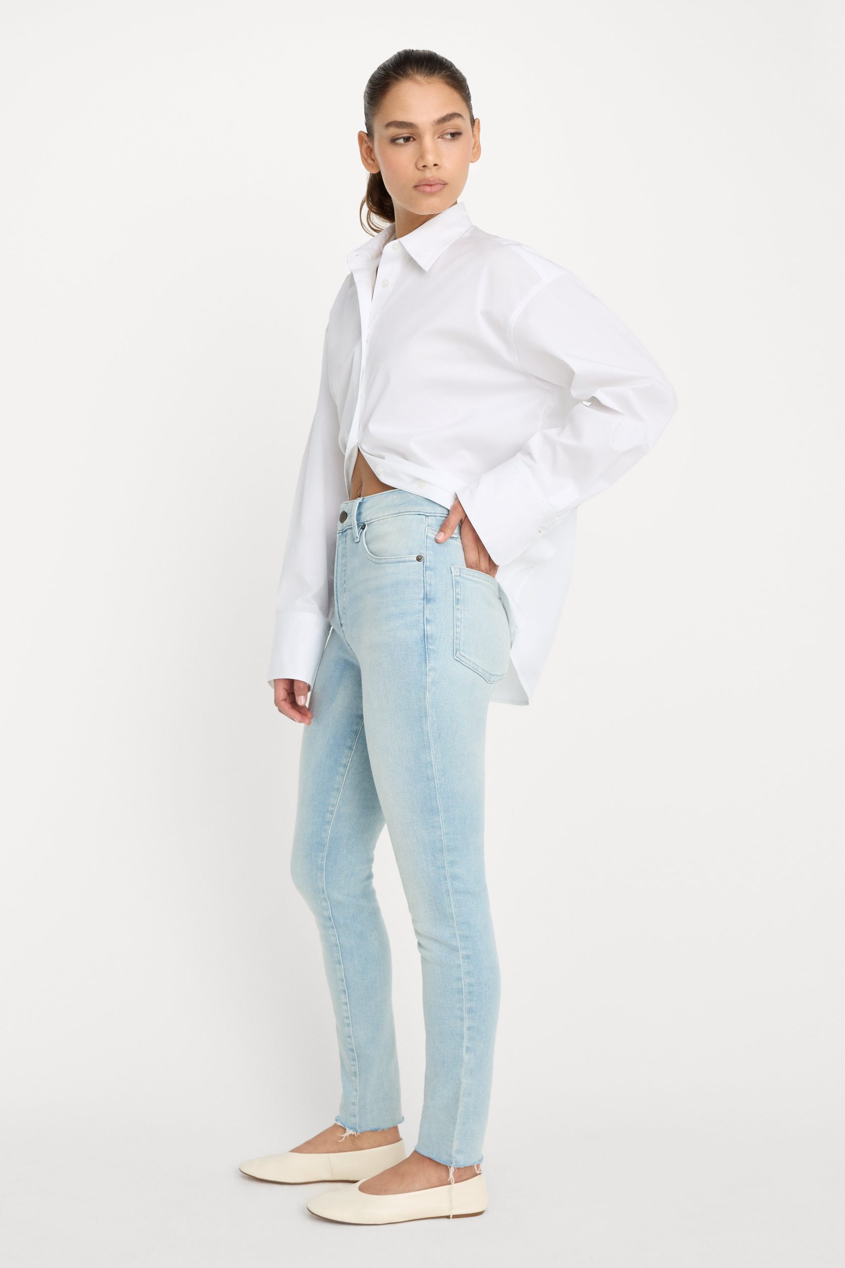 SOFT TECH GOOD LEGS SKINNY JEANS | INDIGO1129 - Image 3