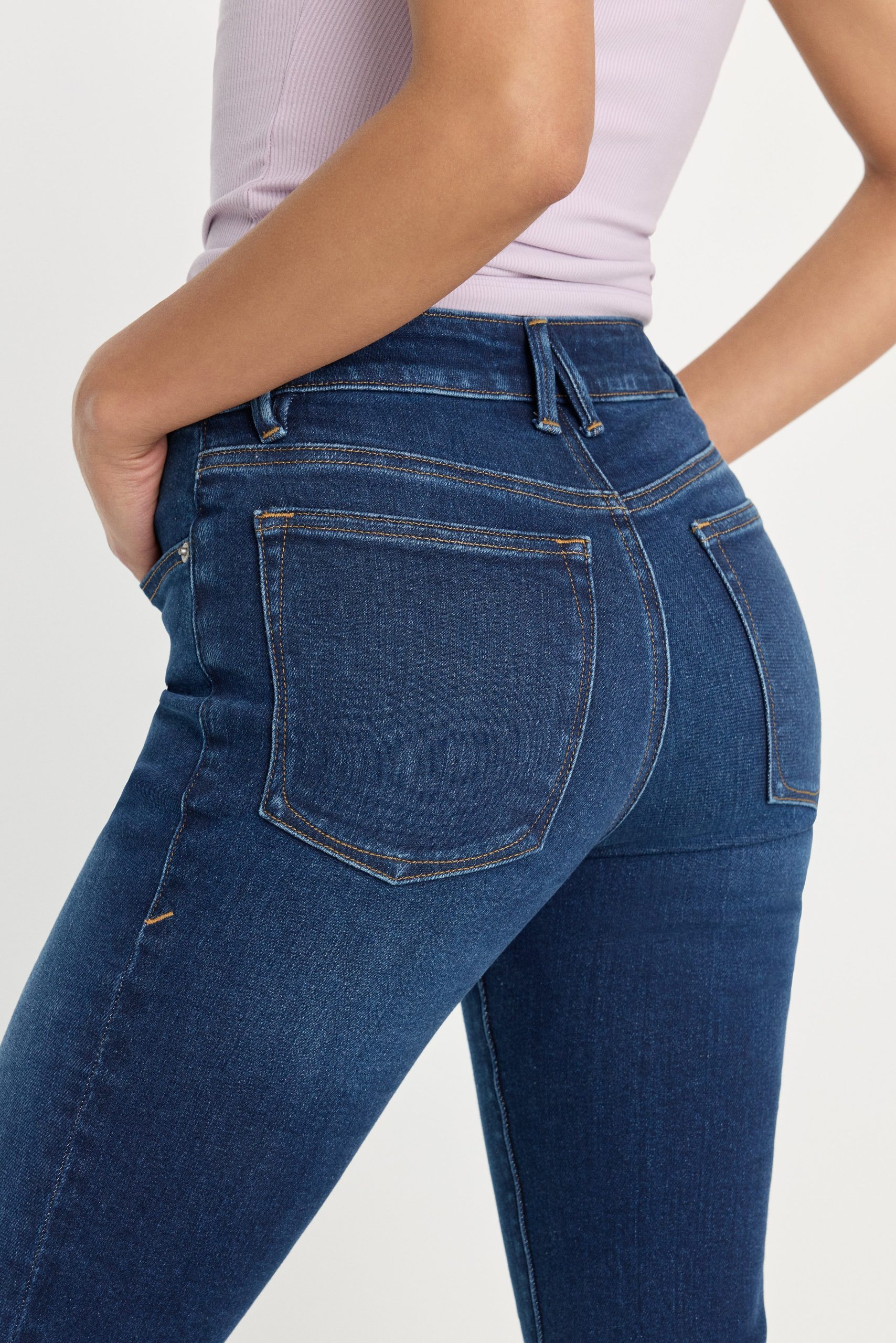 COMPRESSION GOOD LEGS FLARE JEANS | INDIGO1229 - Image 5
