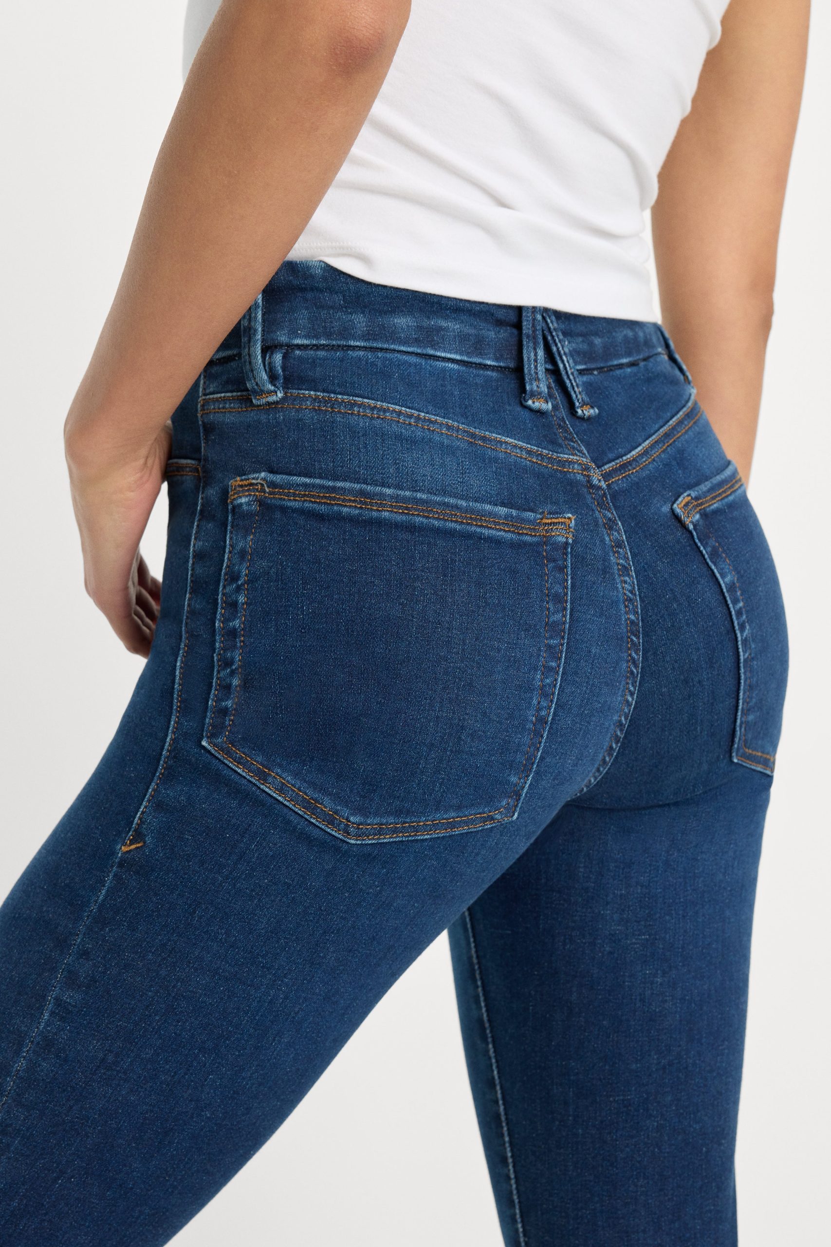 POWER STRETCH PULL-ON FLARE JEANS | INDIGO491 - Image 5