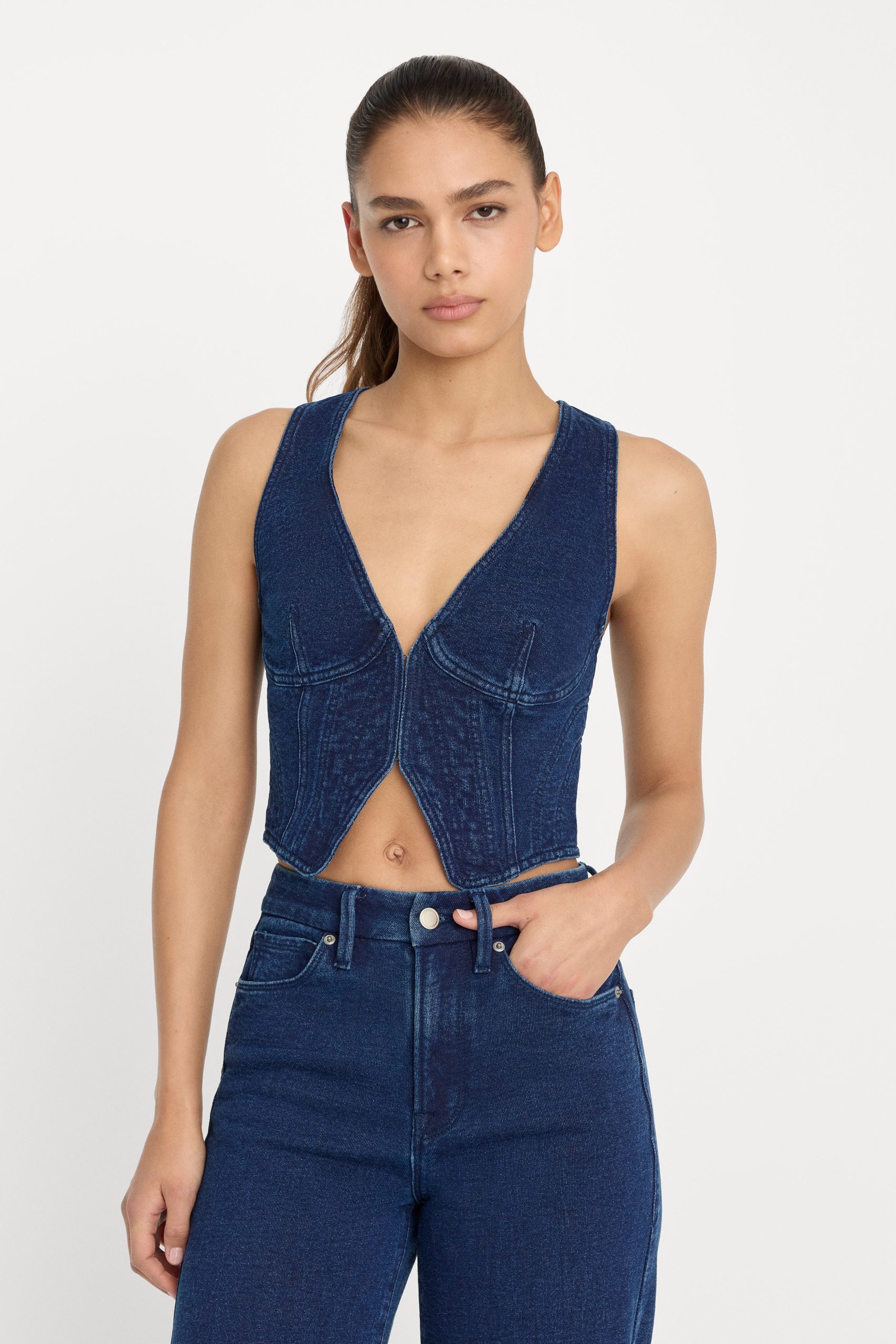 JEANIUS VEST | INDIGO377