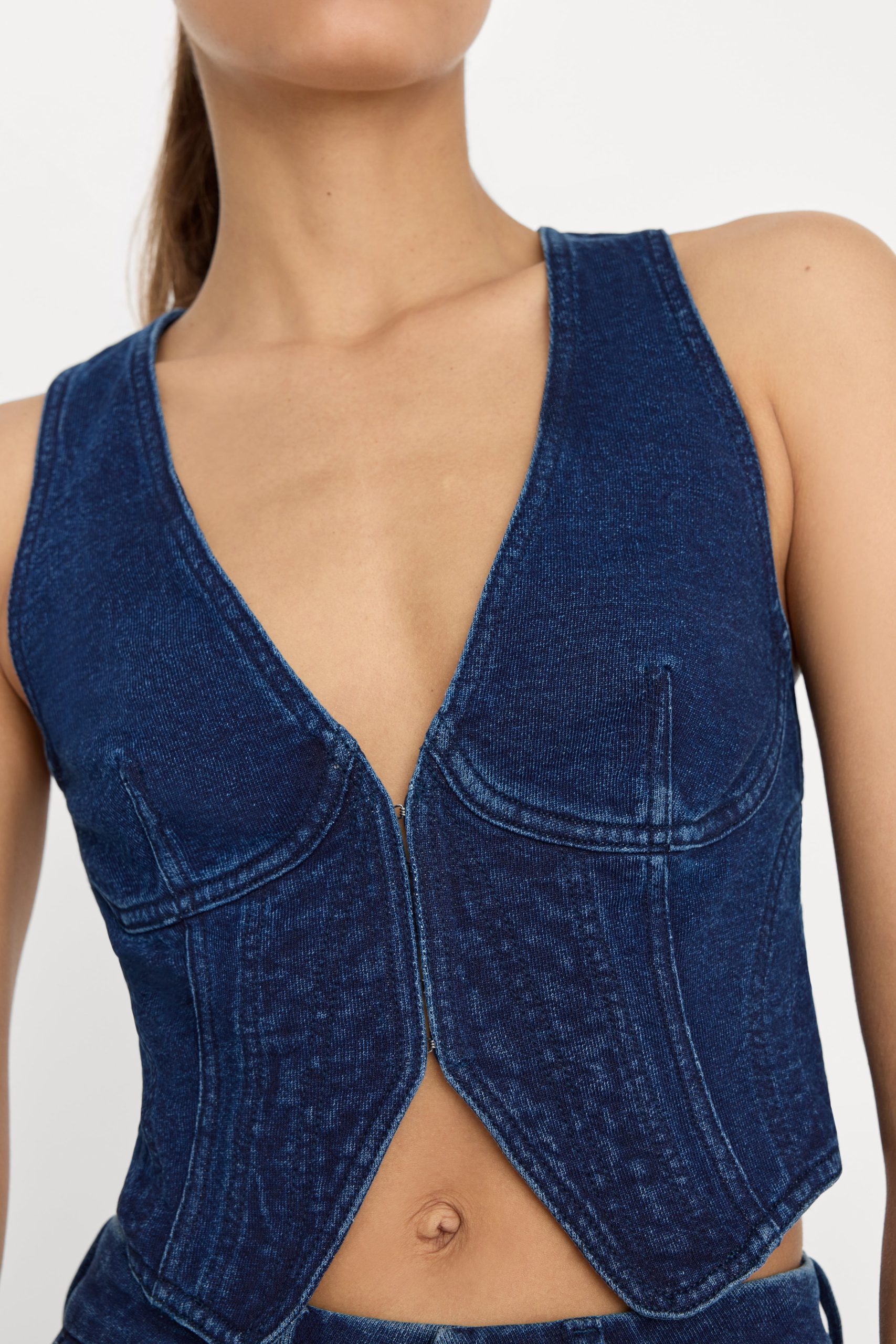 JEANIUS VEST | INDIGO377 - Image 2