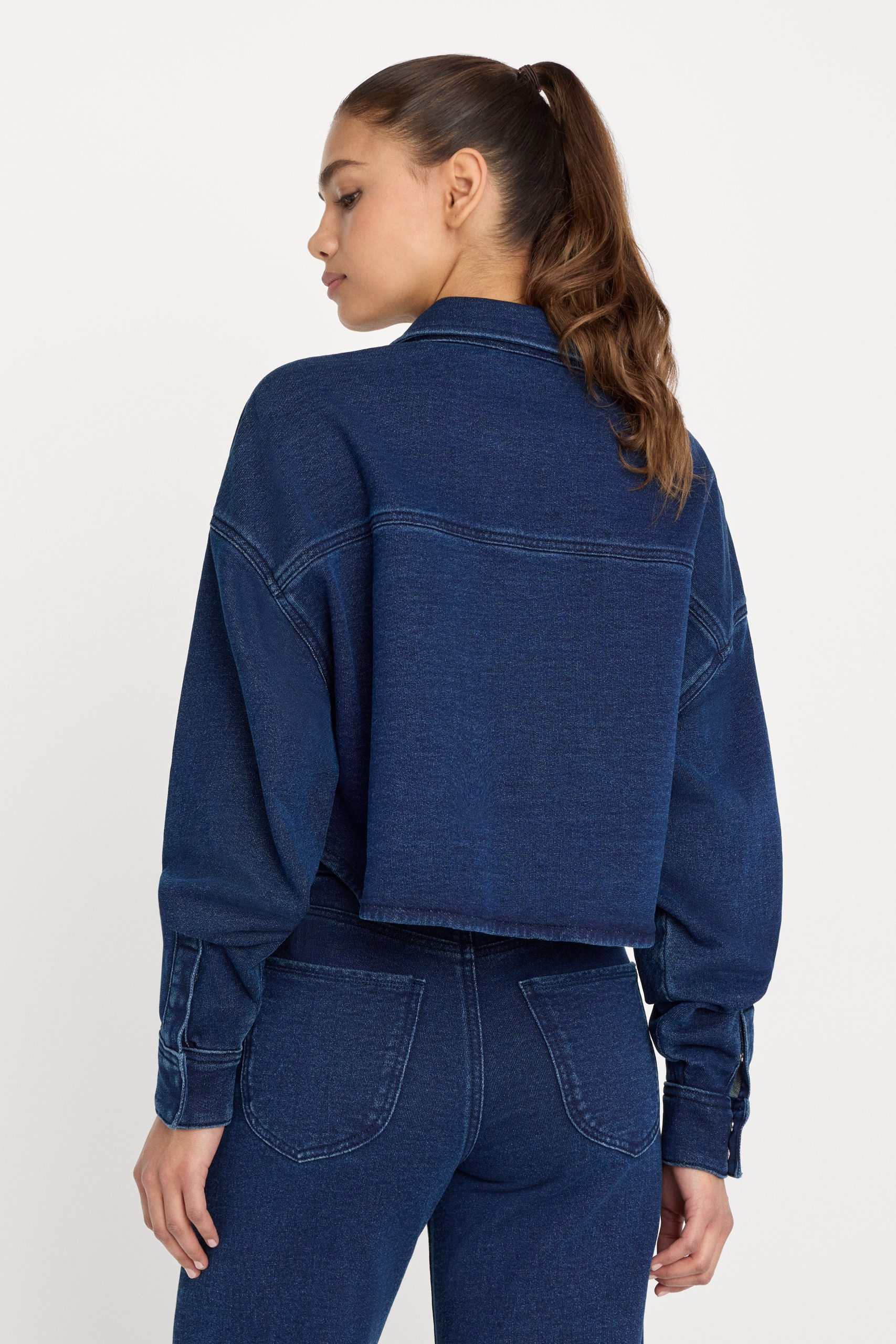JEANIUS CROPPED JACKET | INDIGO377 - Image 4