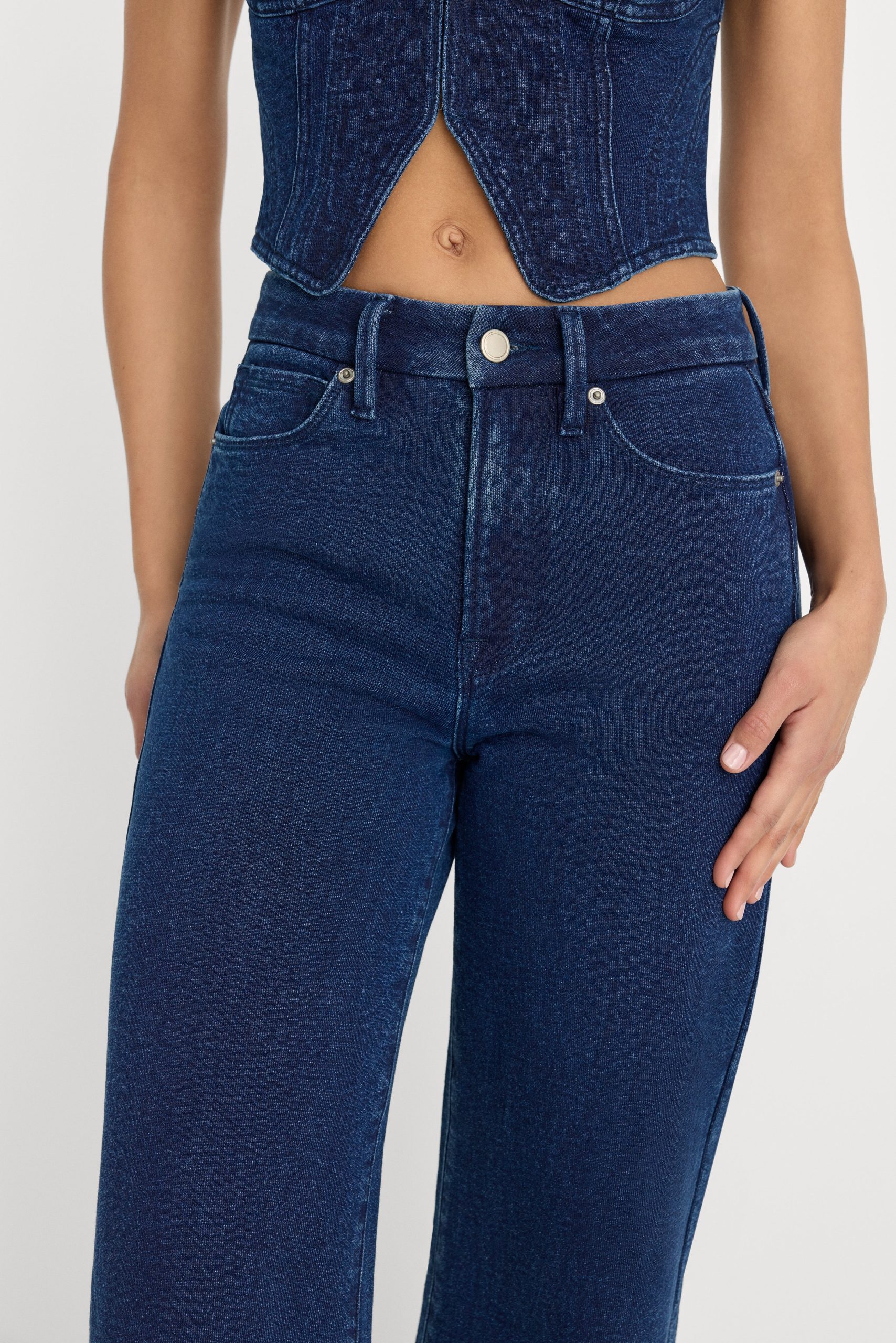 JEANIUS CROP PALAZZO | INDIGO377 - Image 3