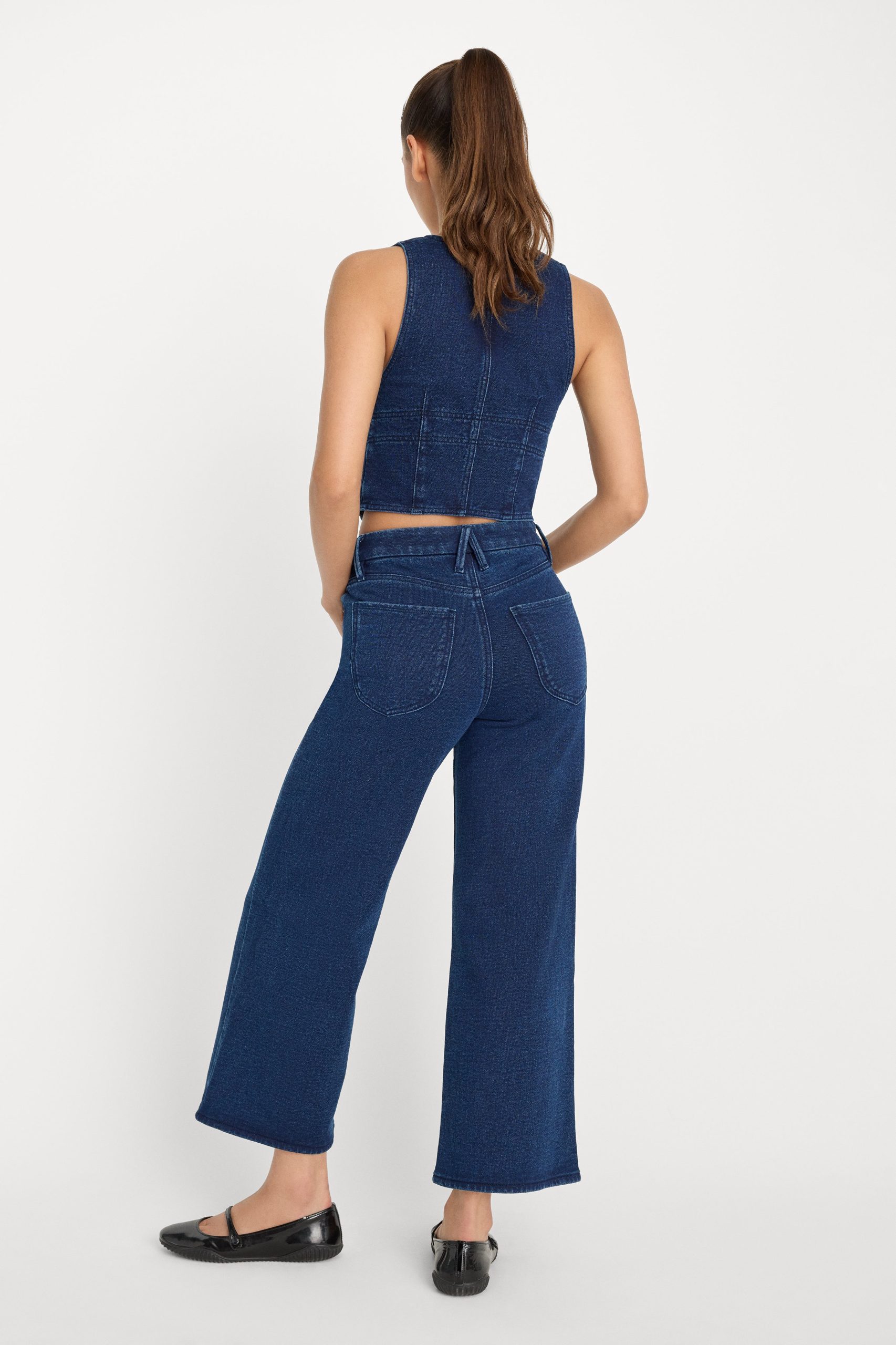 JEANIUS CROP PALAZZO | INDIGO377 - Image 6