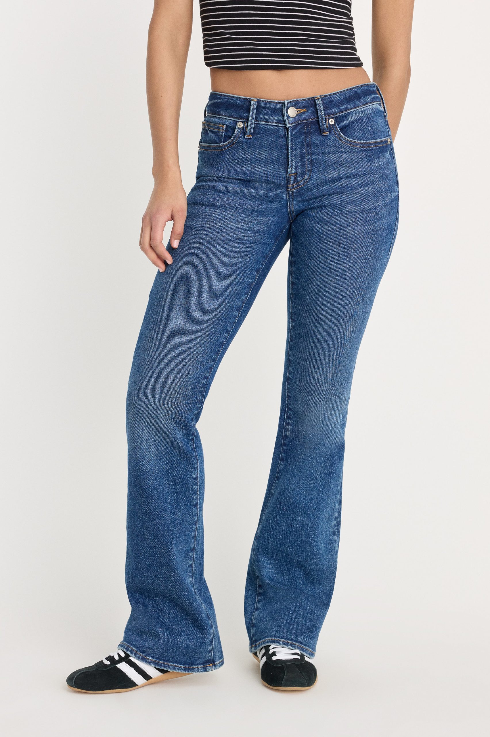 GOOD LOW RISE BOOTCUT JEANS | INDIGO1218 - Image 3