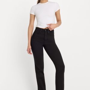 NEVER FADE GOOD CURVE STRAIGHT JEANS | BLACK