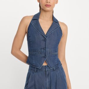 HALTER VEST | INDIGO1187