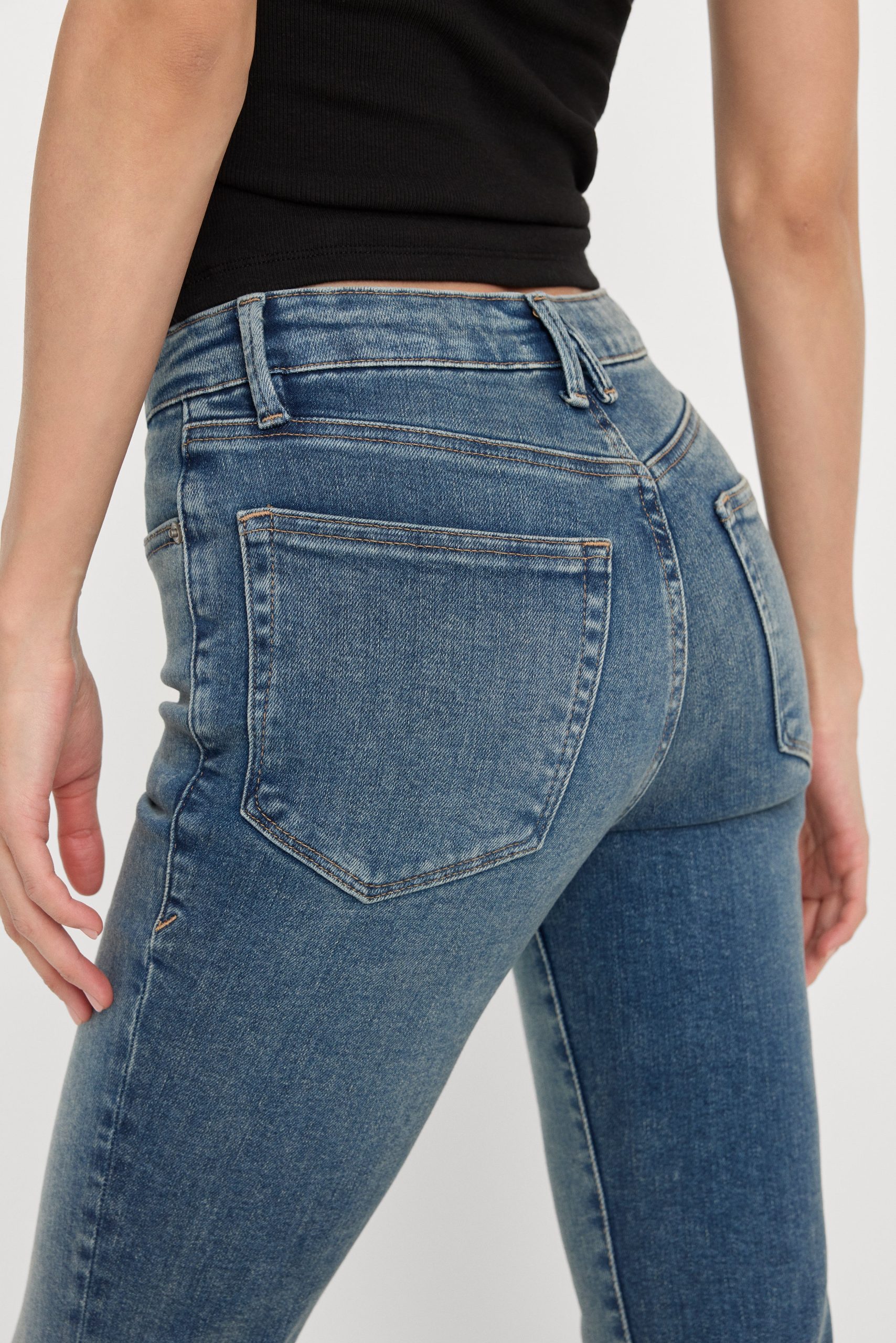 COMPRESSION GOOD LEGS STRAIGHT JEANS | INDIGO254 - Image 6