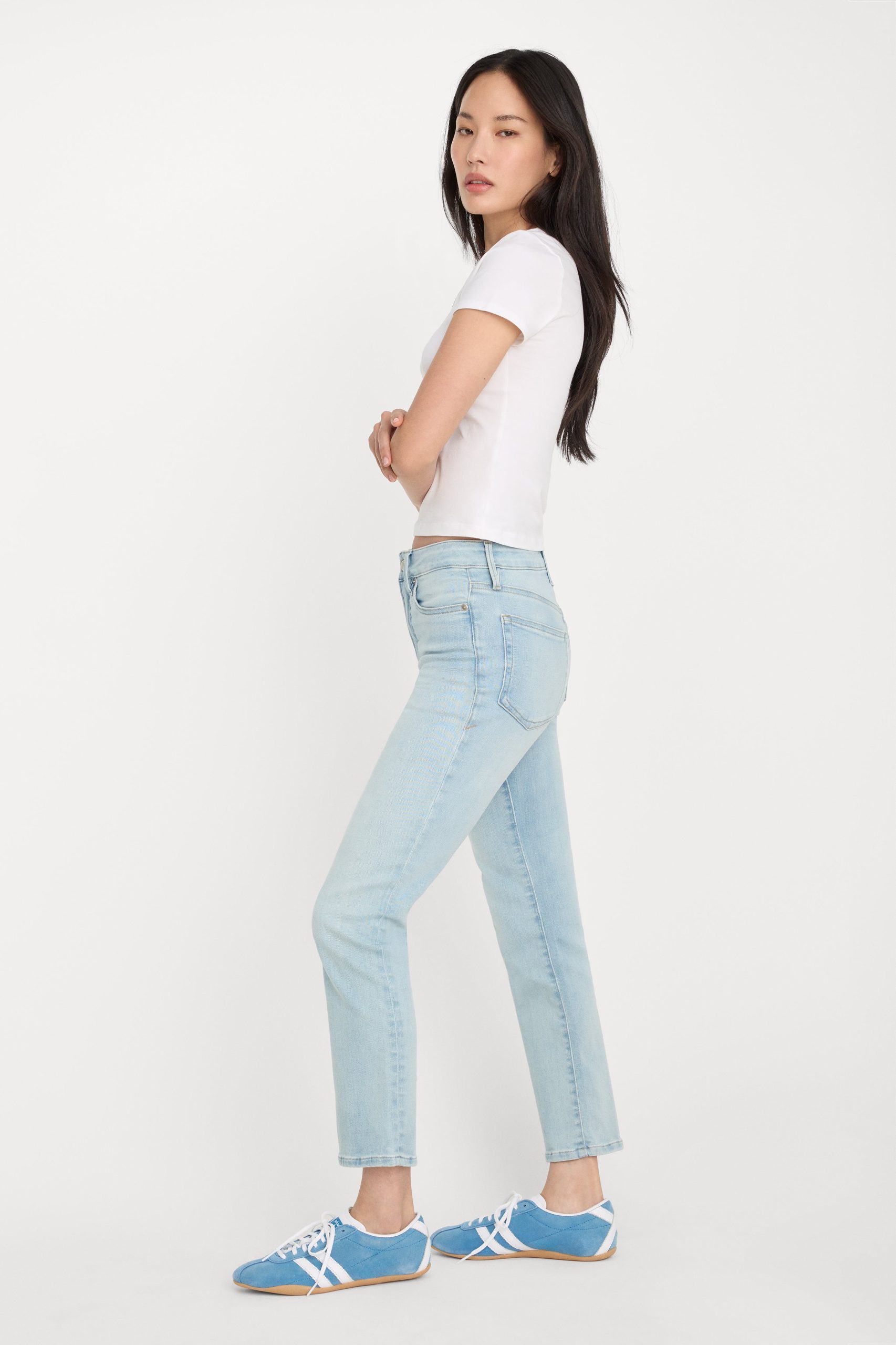 SOFT TECH GOOD LEGS STRAIGHT JEANS | INDIGO1275 - Image 3