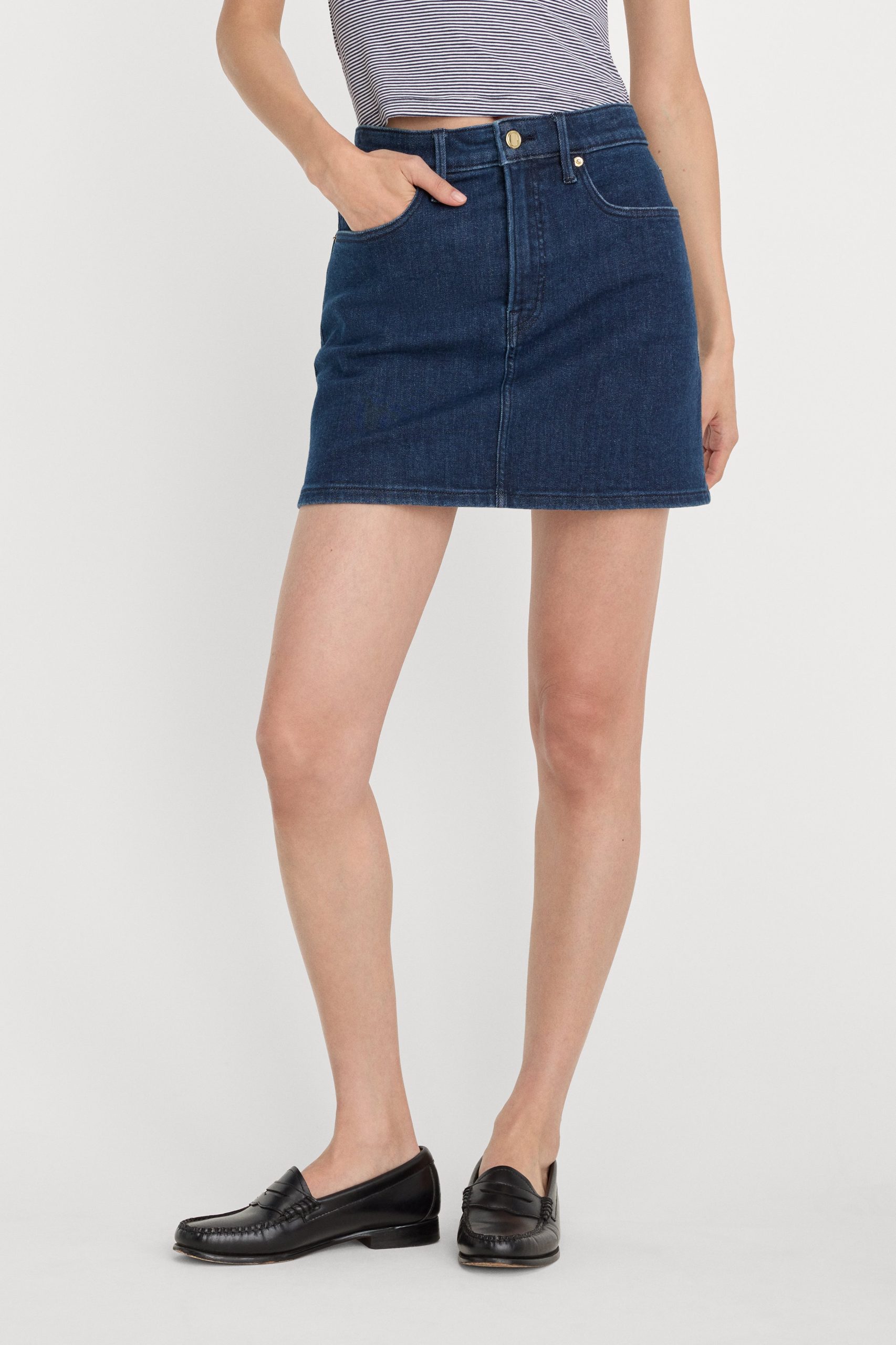 GOOD 90S MINI SKIRT | INDIGO1169 - Image 2