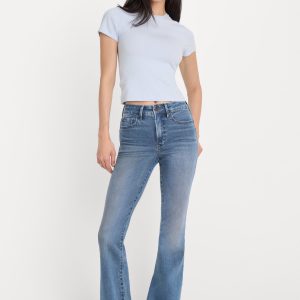 SOFT TECH GOOD LEGS FLARE JEANS | INDIGO1211
