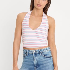 THE HALTER TANK | SKY STRIPE