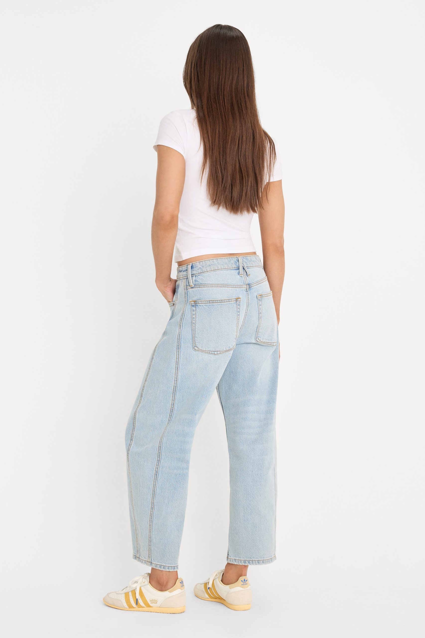 VINTAGE BARREL ANKLE JEANS | INDIGO1351 - Image 5
