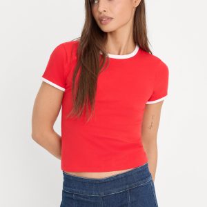 THE RINGER BABY TEE | FLAMING HOT
