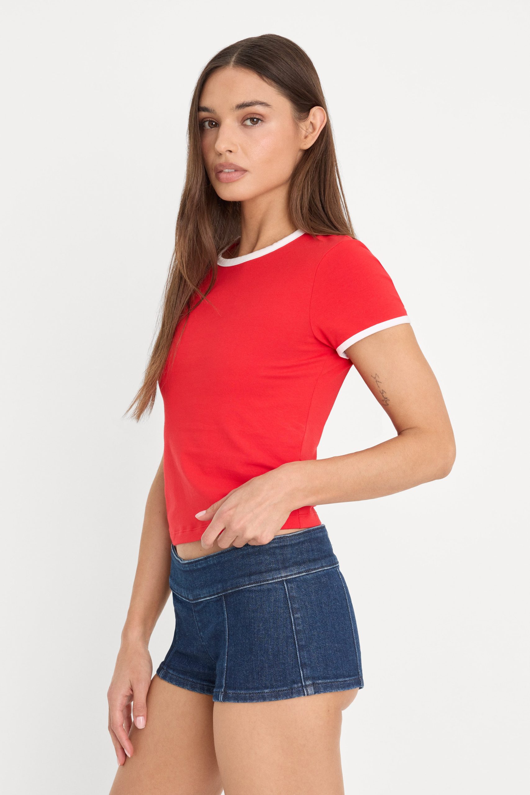 THE RINGER BABY TEE | FLAMING HOT - Image 2
