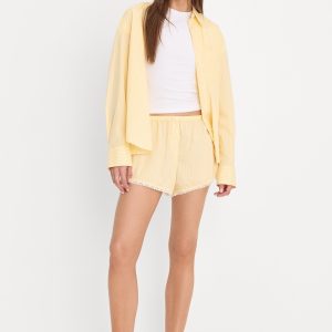 POPLIN PULL ON BOXER SHORTS | BUTTERBEAM STRIPE